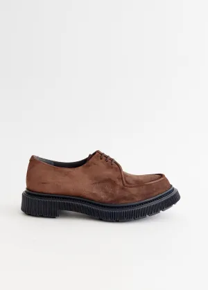 Type 124 Suede Derbies french chic Versatile Design