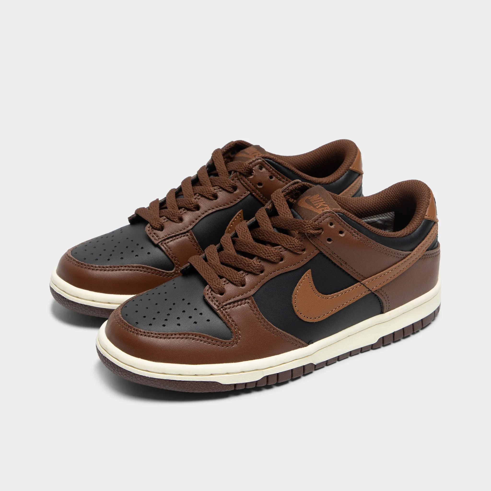 Nike Dunk Low GS Black / British Tan - Cacao Wow Earth Mood Foot Ease