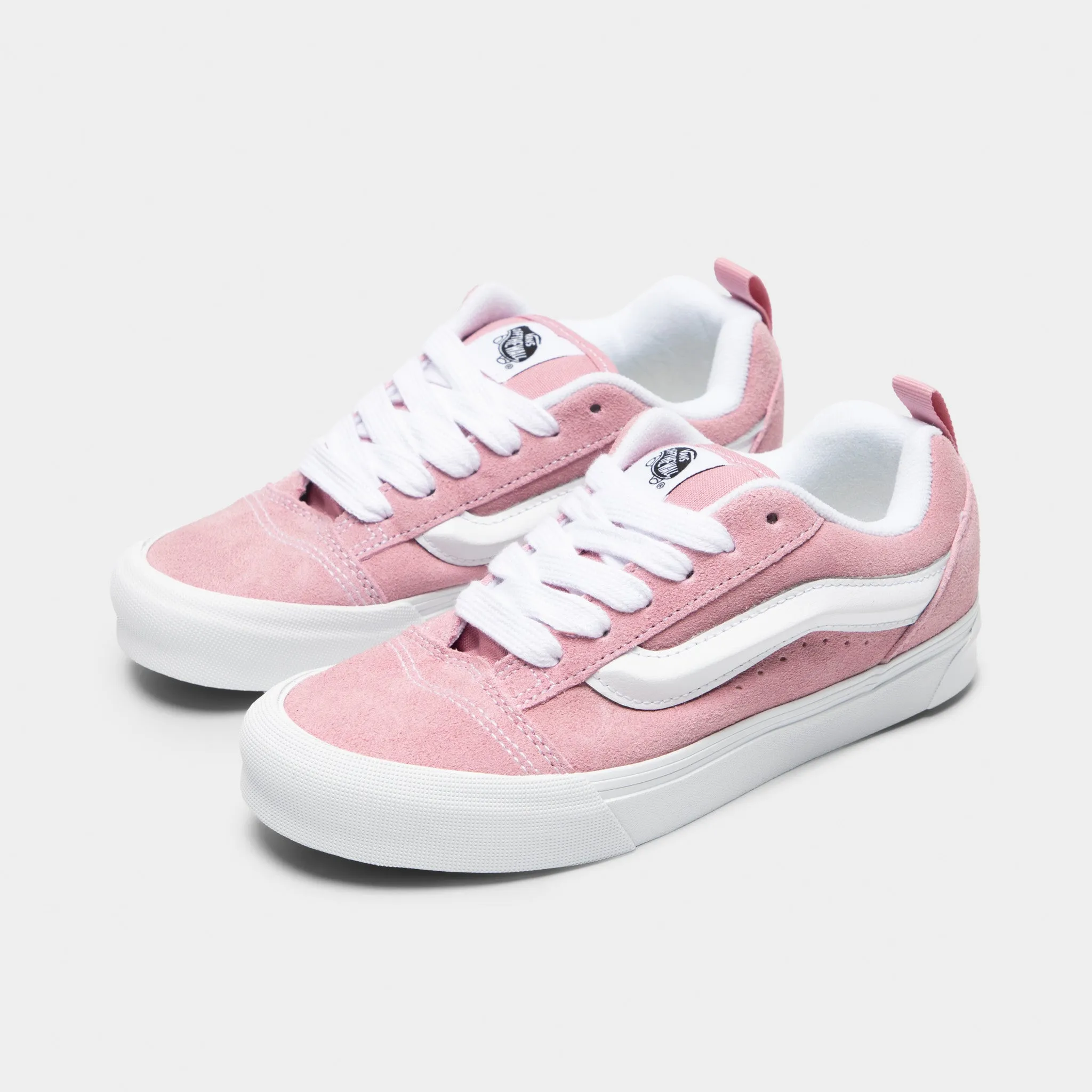 Soft Pace Classic Trend Vans Juniors' Knu Skool Pink Dawn / White