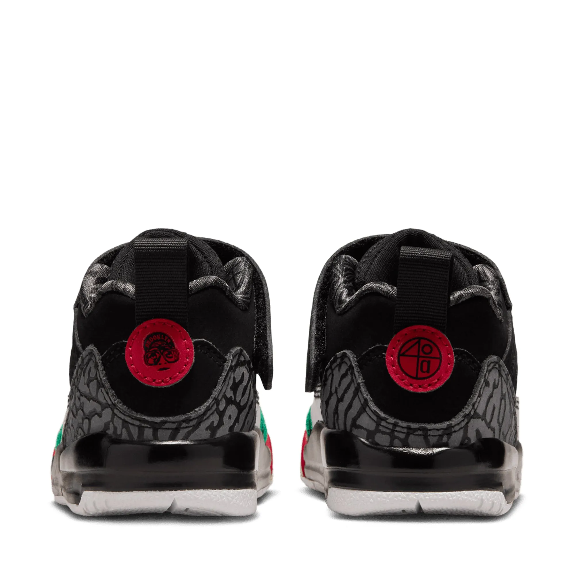 Jordan Spizike Low (TD) - Black/Varsity Red Ergonomic Last Shape