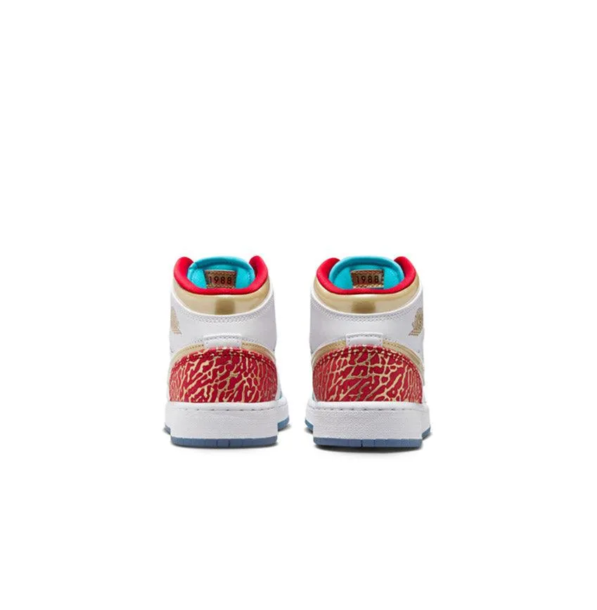 most dancing cyclists' efficiency Kid's Air Jordan 1 Mid SS 'UNC to Chi'