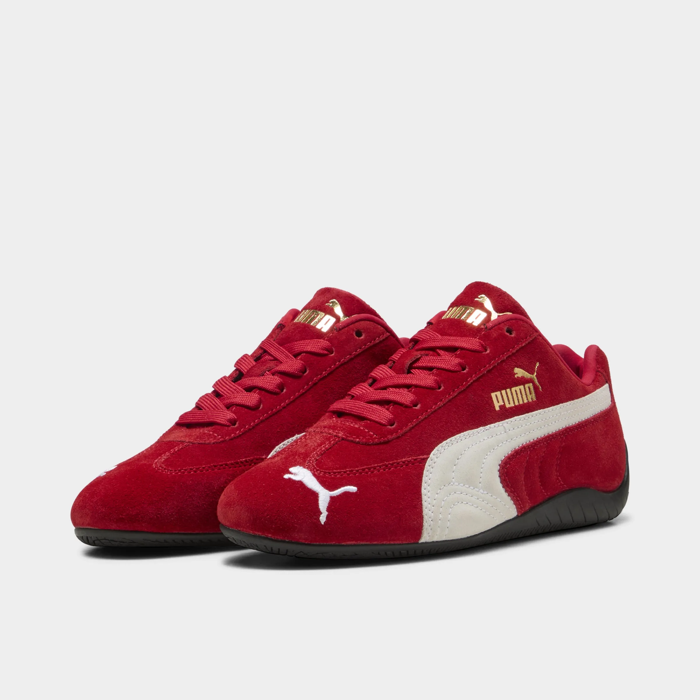 PUMA Juniors' Speedcat Red / White Corner Style Polish Look