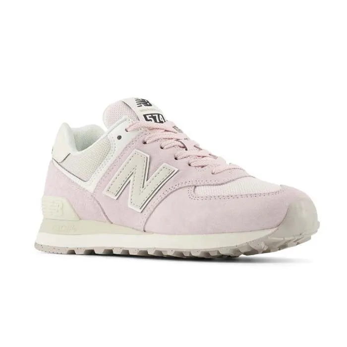 Modern Twist Link Walk Womens New Balance 574 v2 in Pink Granite/Moonbeam/Turtledove