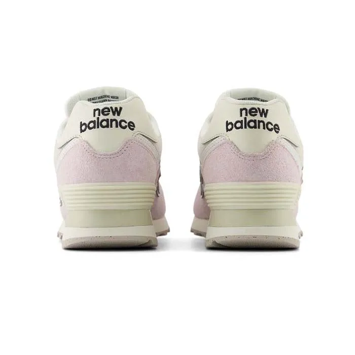 Womens New Balance 574 v2 in Pink Granite/Moonbeam/Turtledove Basic Form quick dry