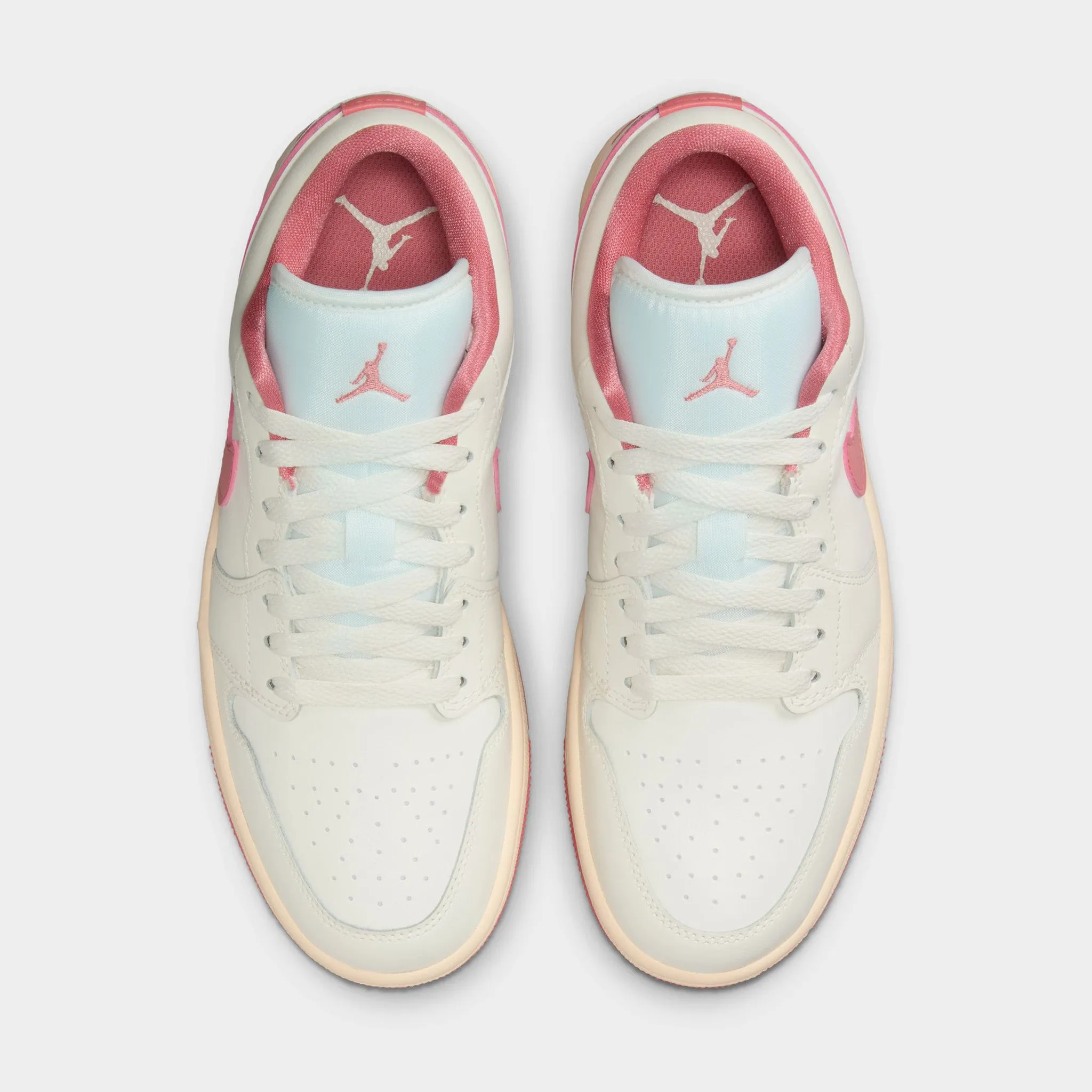 Flexible Movement Jordan Women's 1 Low Sail / Pink Salt - Guava Ice