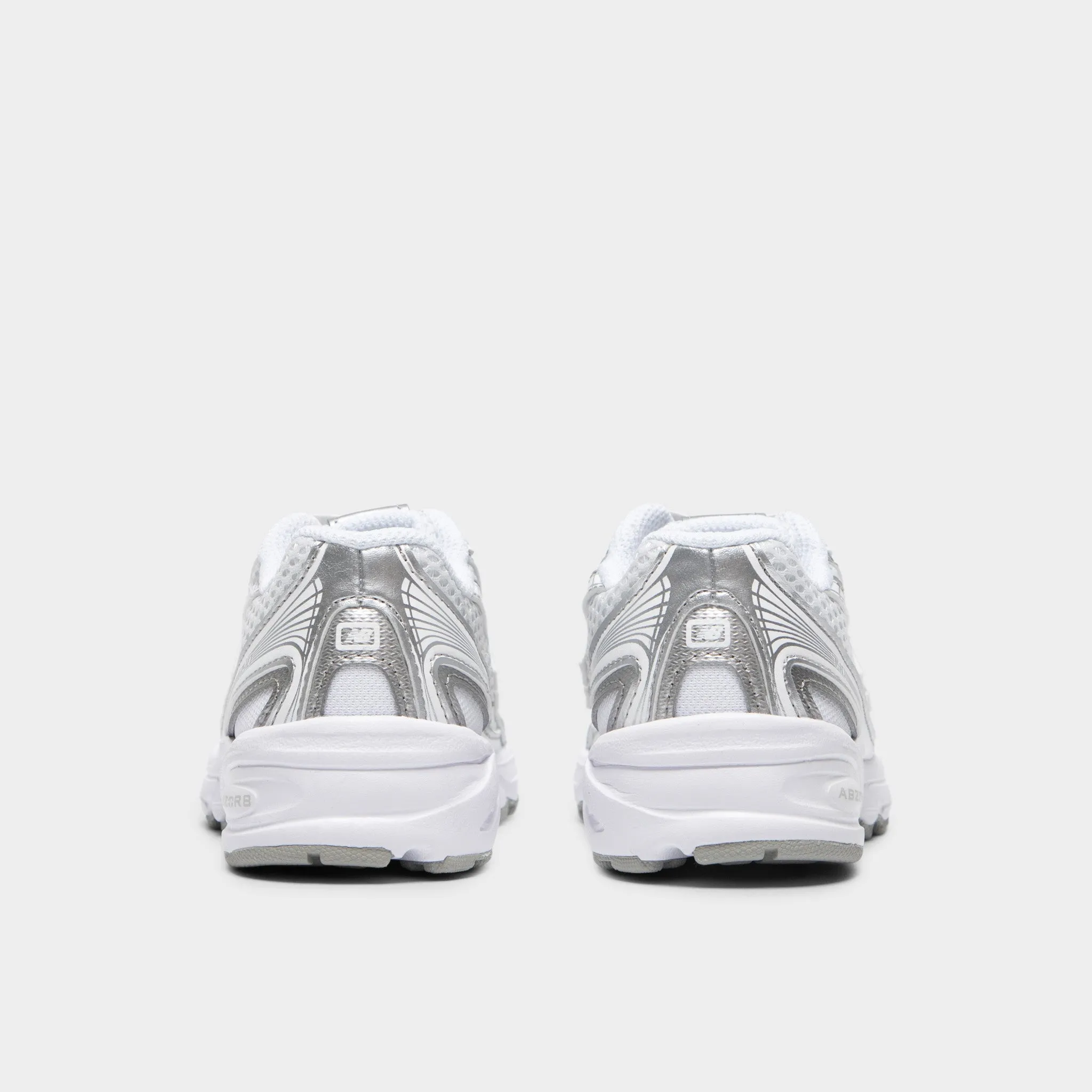 TPU sole bike ride New Balance Children's 740 White / Silver Metallic