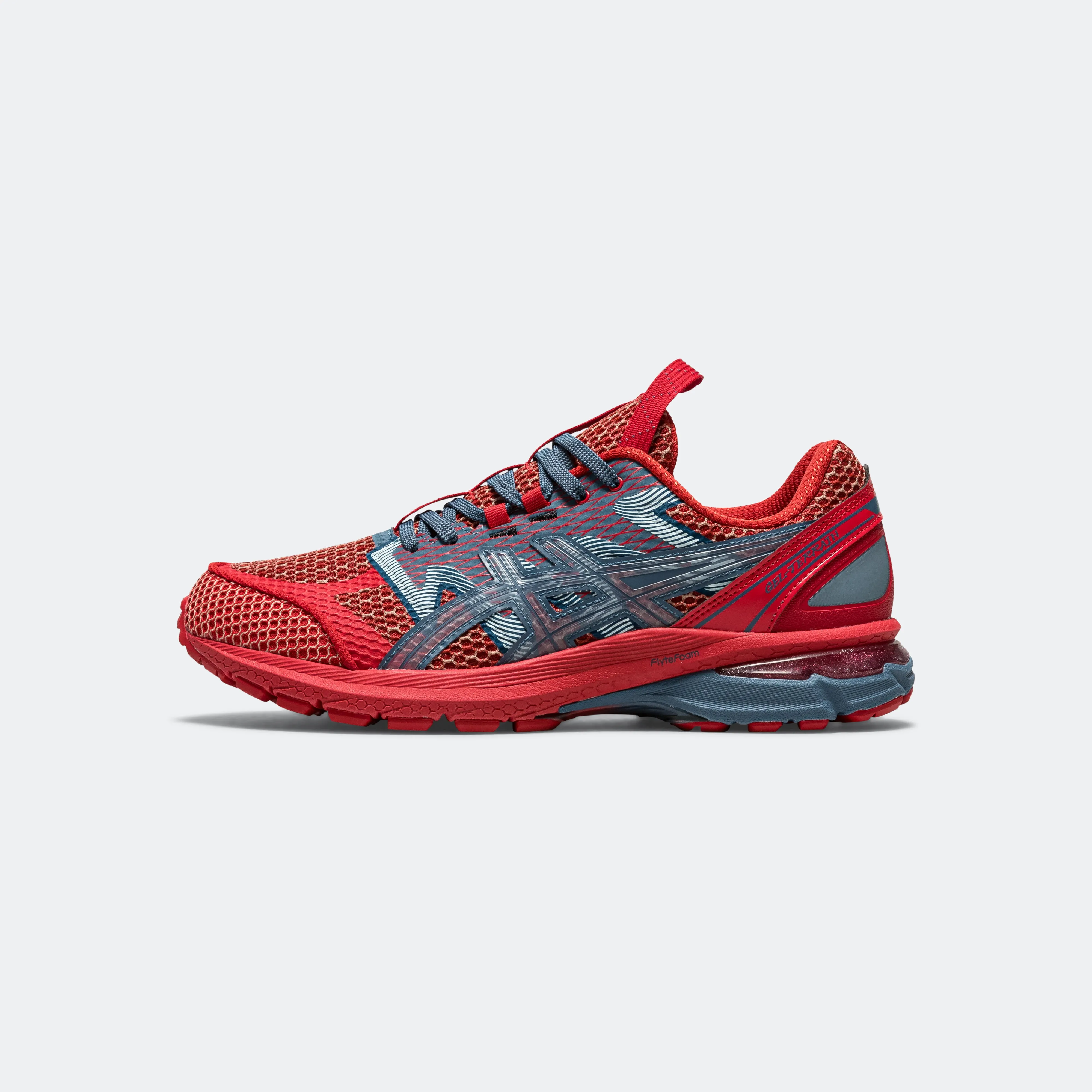 Ergonomic Lacing System US4-S GEL-TERRAIN - Classic Red/Wood Crepe