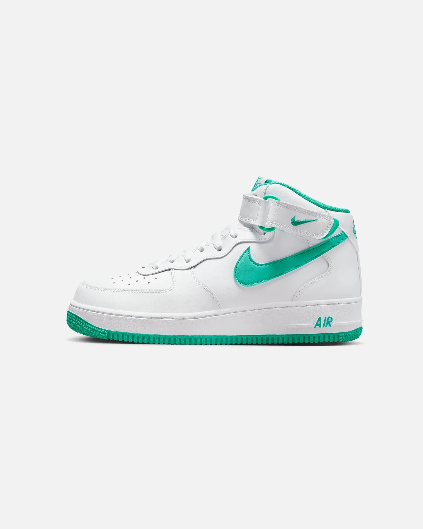 Nike Air Force 1 Mid '07 White/Jade Reinforced Seams Slip Resistant