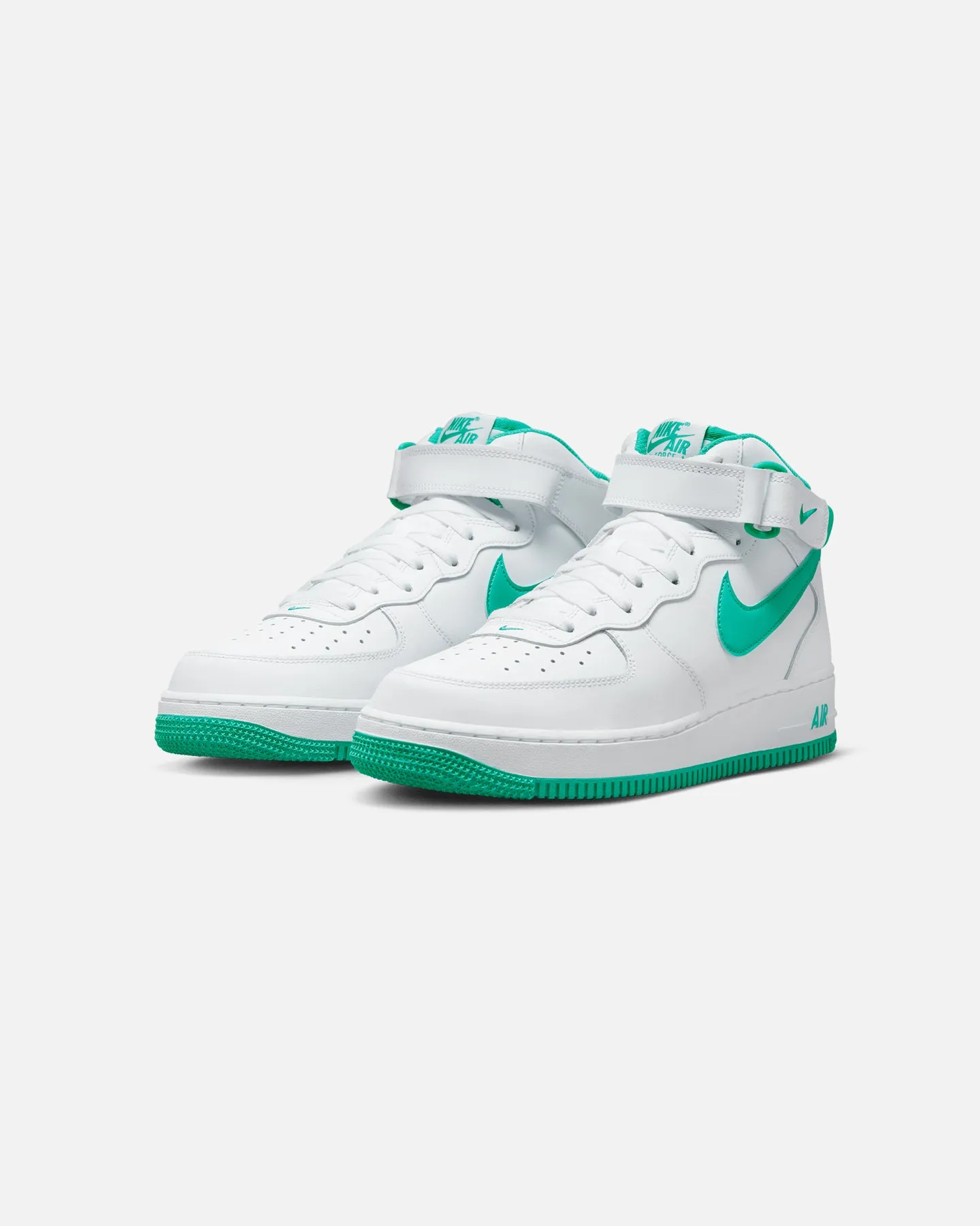 Clean Step Style Base Nike Air Force 1 Mid '07 White/Jade