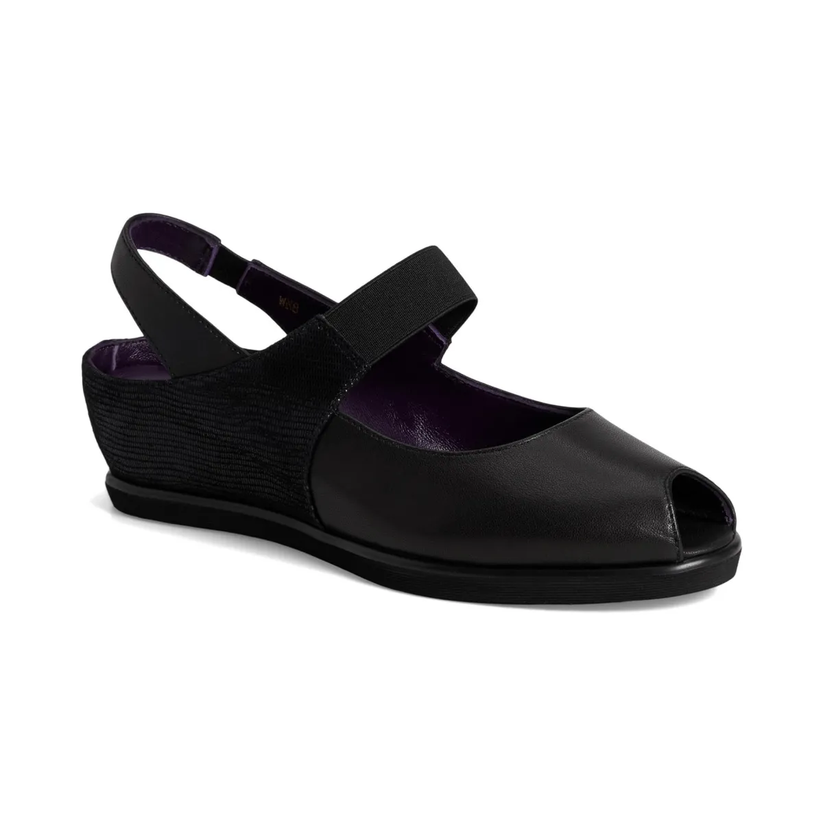 Vaneli Women's Rayce Black Nappa/Black Miniliz Line Core Sun Proof