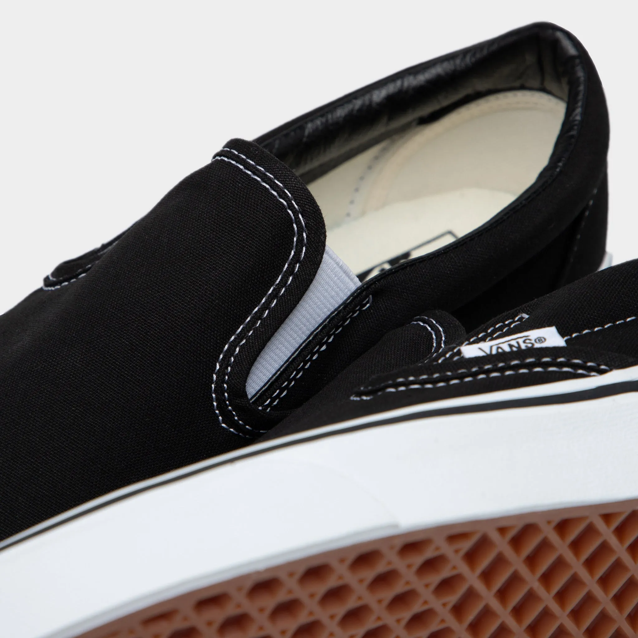 Comfort Midsole Clear Glow Vans Classic Slip-On / Black