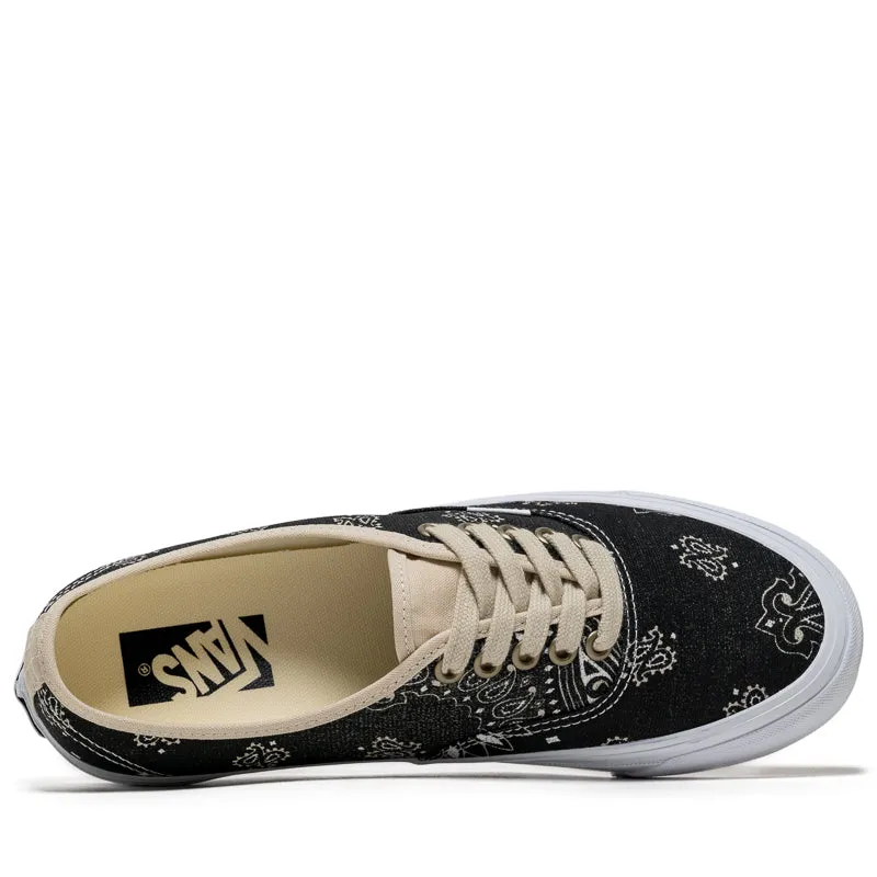 Vans LX Authentic 44 - Faded Paisley Black Low Impact Cushioning Light   Reflective