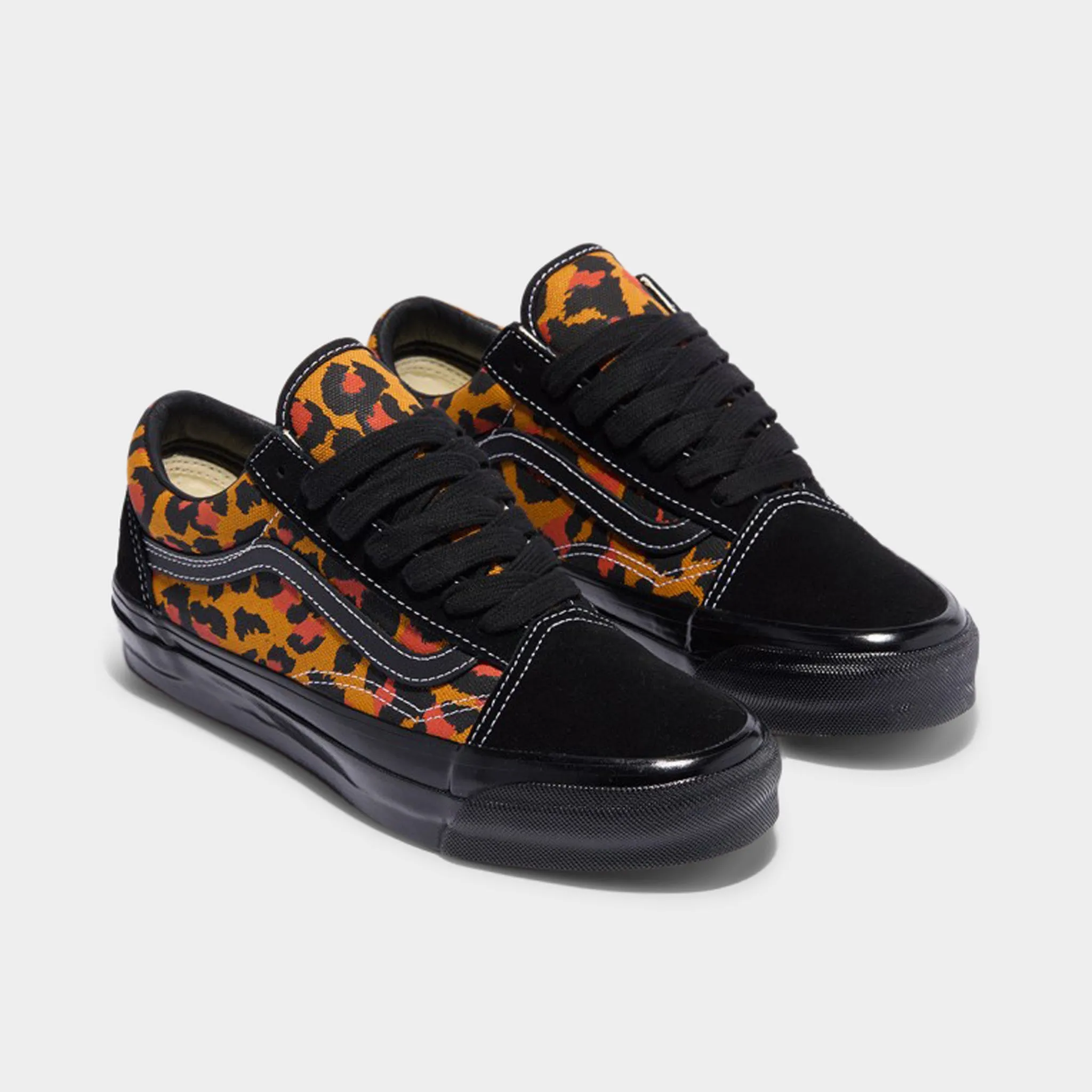 Vans LX Old Skool Leopard Black / Black Lightweight Midsole Support