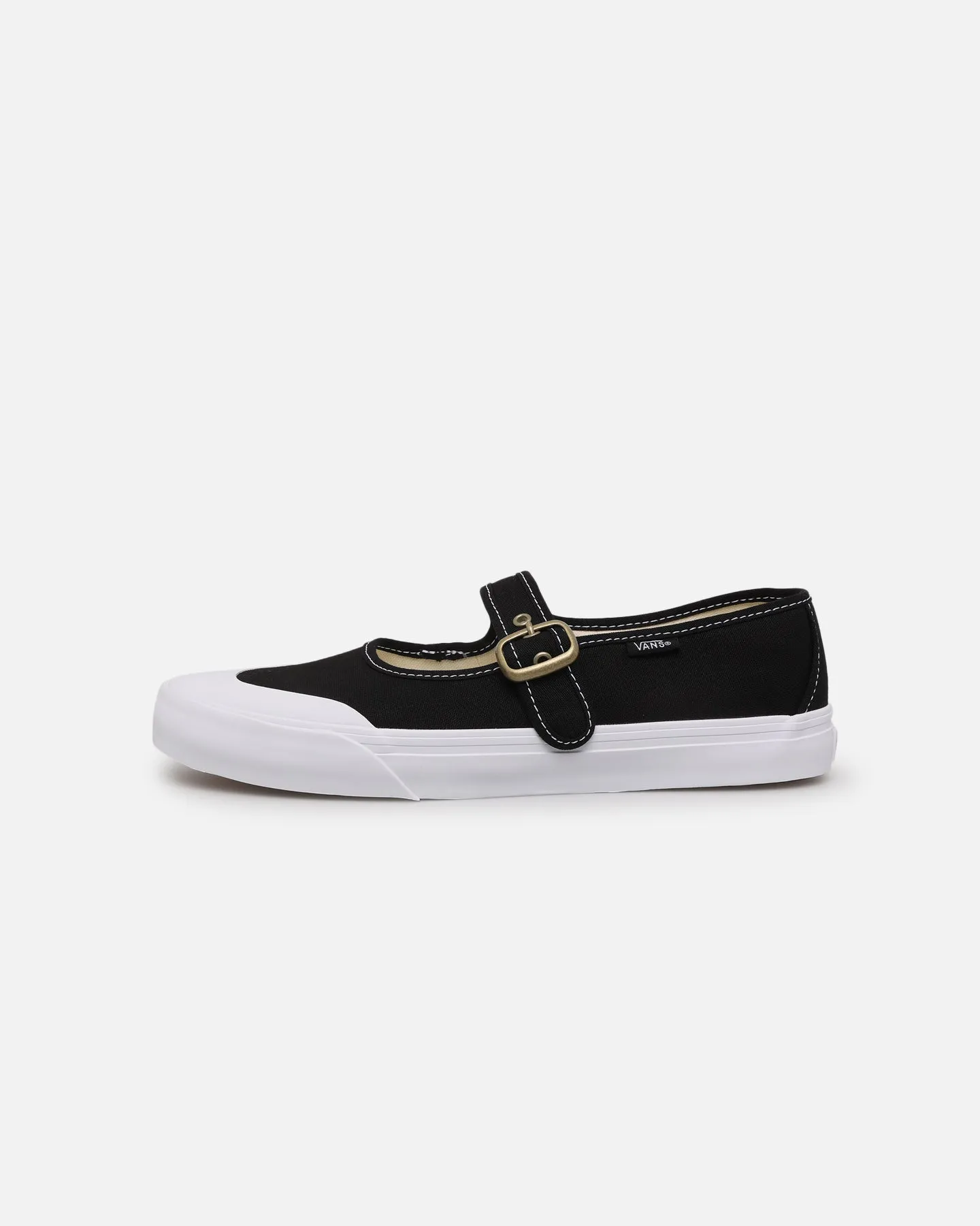 Vans Mary Jane Canvas Black Hill Walk Rubber Sole