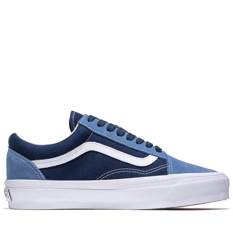 City Comfort Adjustable Lace System Vans Old Skool 36 LX STV - Navy/White