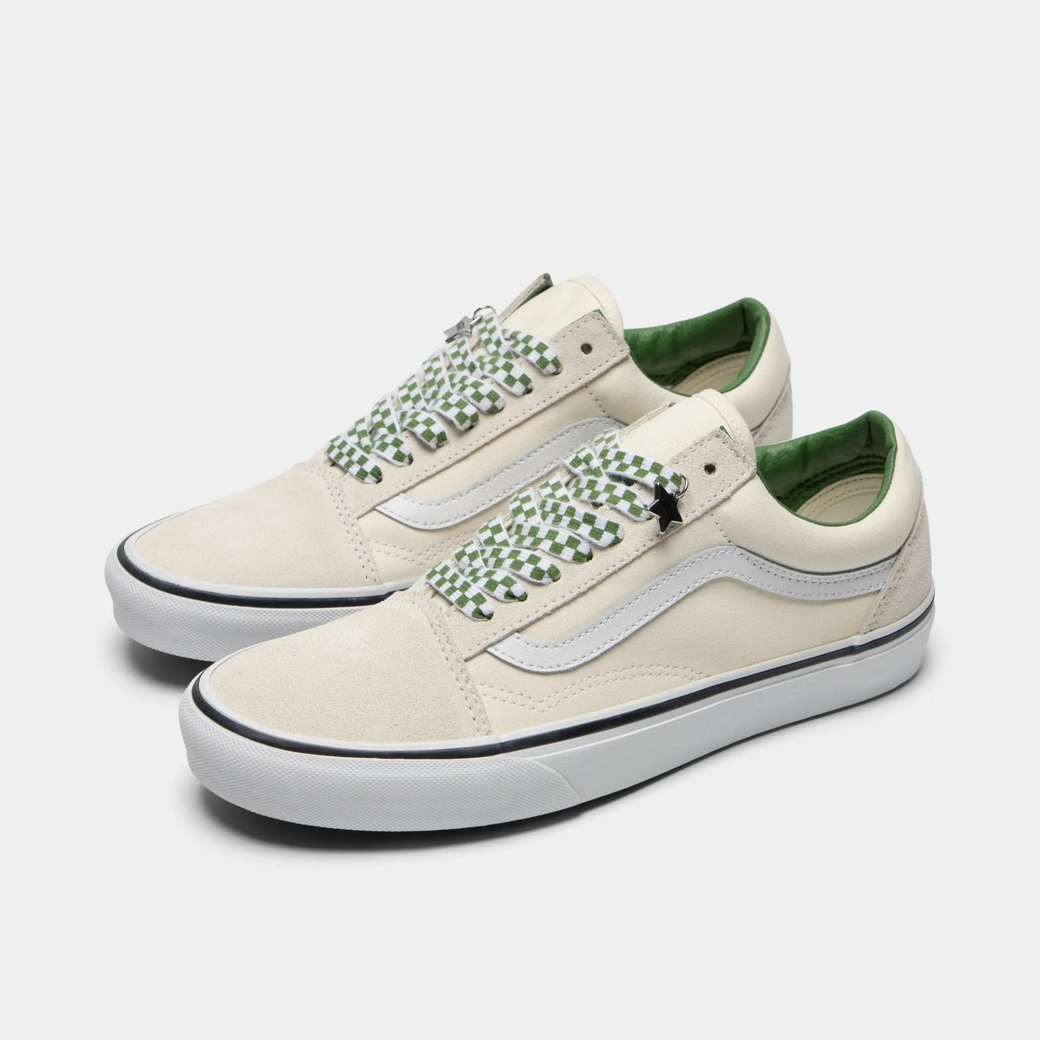 Vans Old Skool Marshmallow / Green Charms Smooth ride