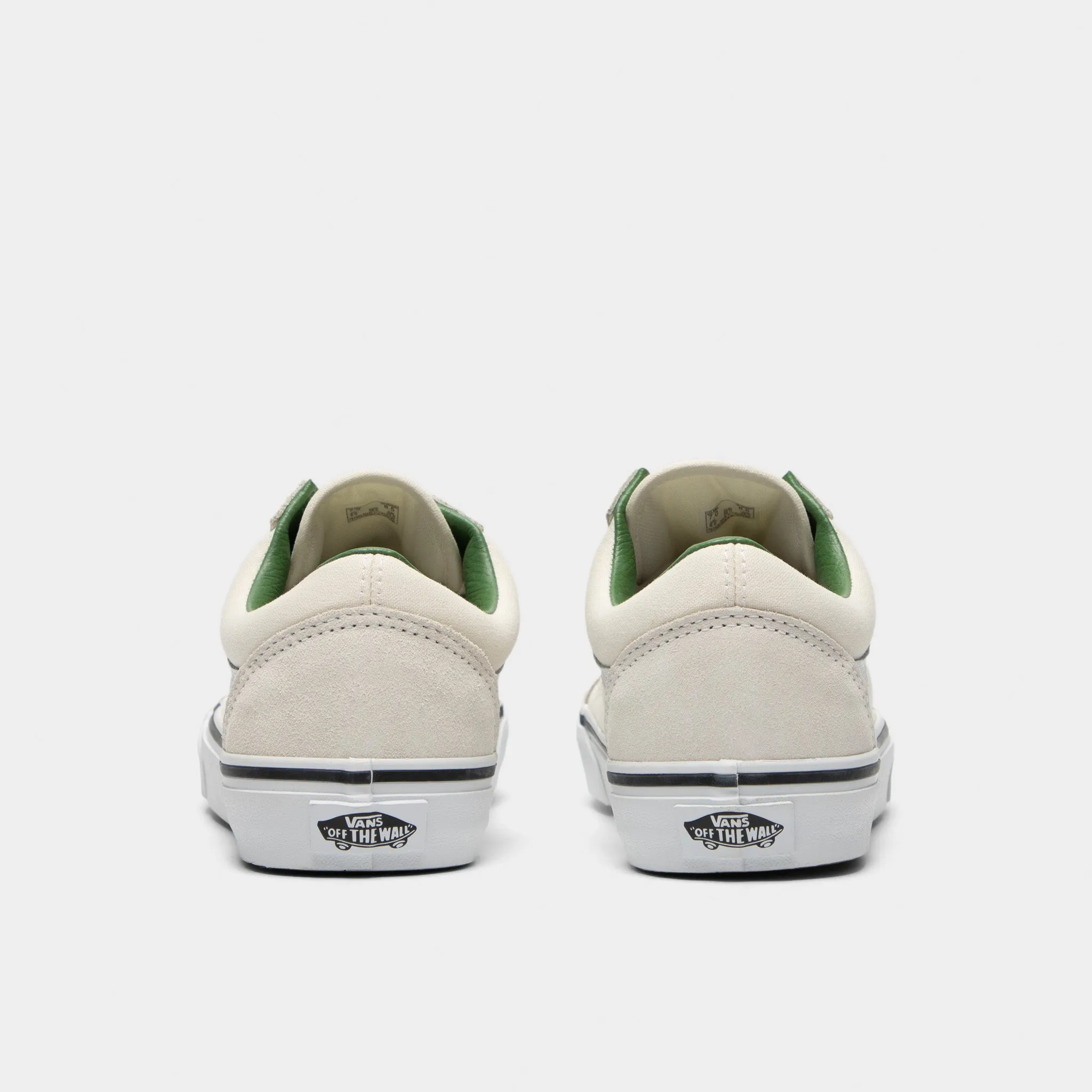 Ultra Run Core Comfort Vans Old Skool Marshmallow / Green Charms