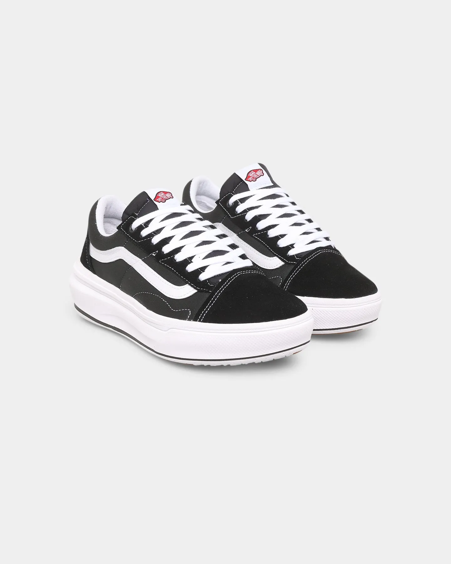 Vans Old Skool Overt ComfyCush Black/White Smooth Soles Safe Land