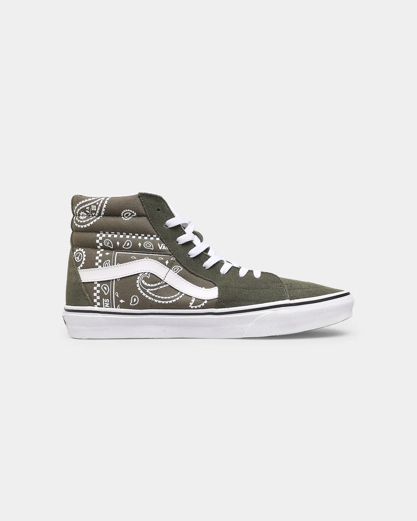 slow walk Vans SK8-HI 'Peace Paisley' Grape Leaf/True White