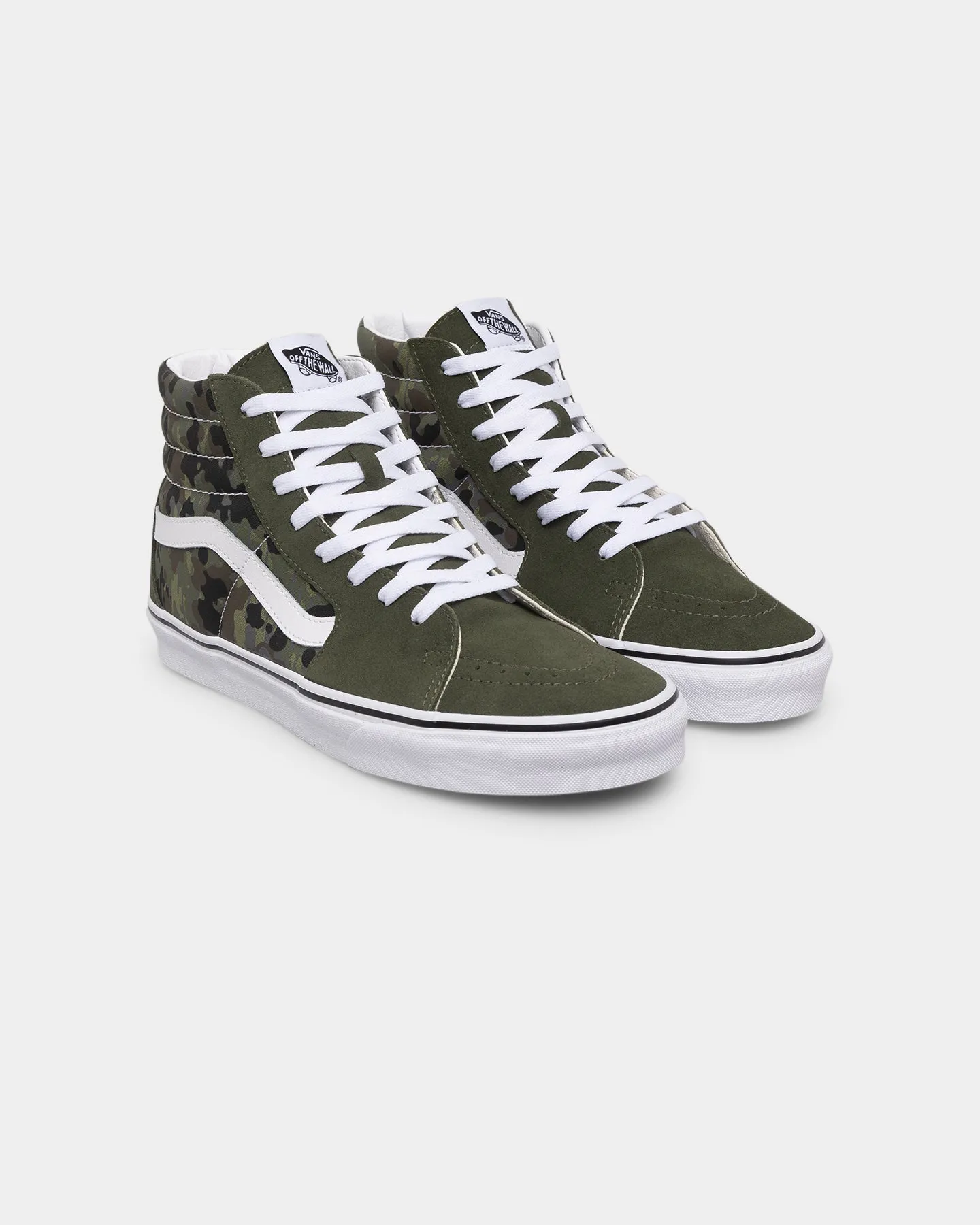 Dust Guard London Cool Vans Sk8-Hi Rain Camo Green/Multi