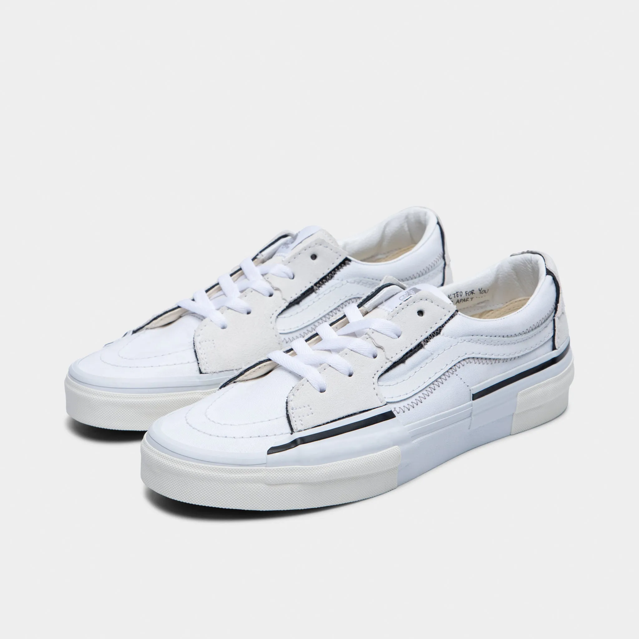 Royal Mood Vans Sk8-Low Reconstruct White / Tan - Black