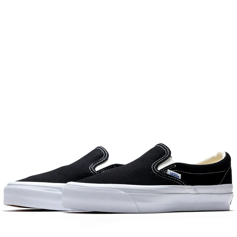 Compression Molded Heel Vans Slip On Reissue 98 - Black/White