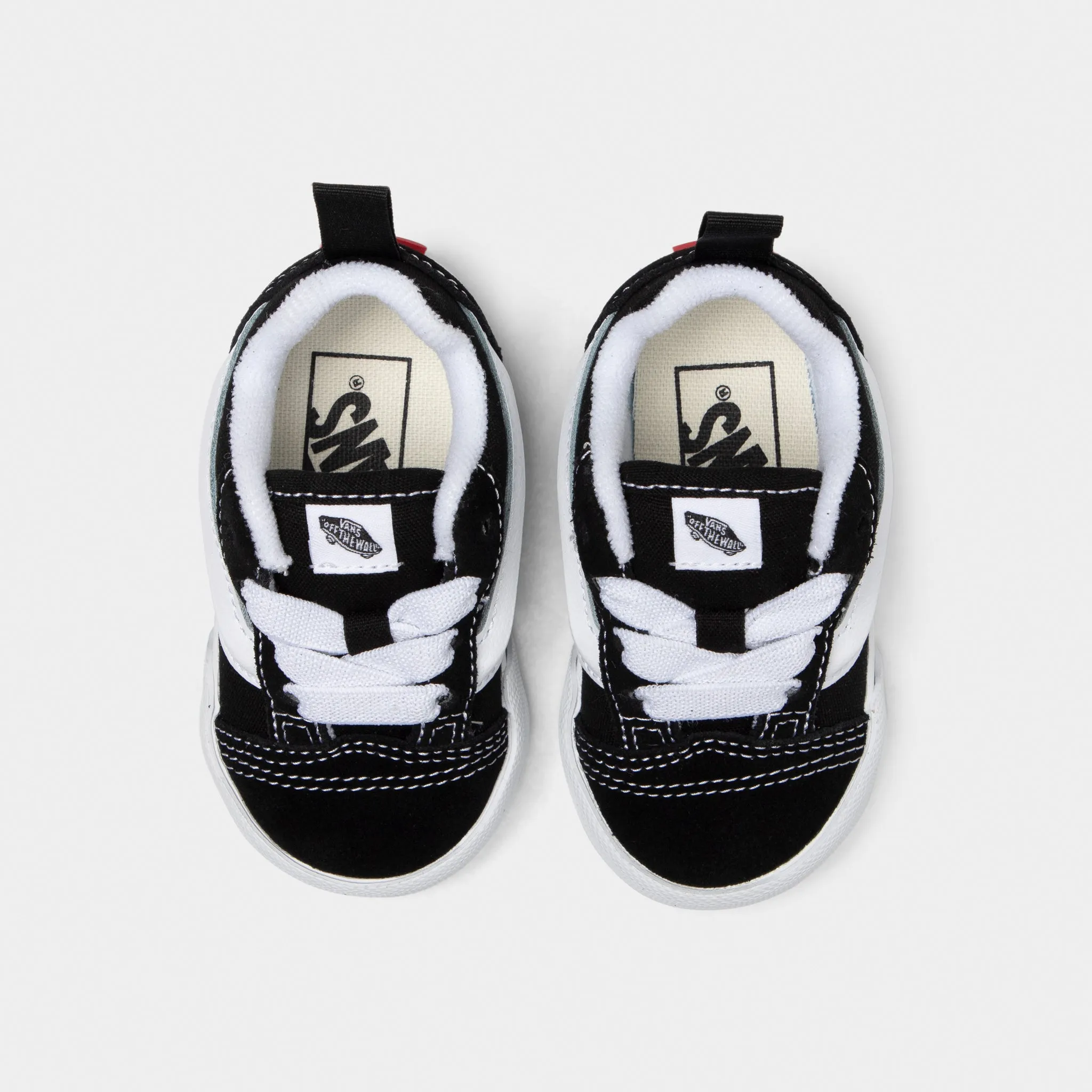 Handmade Craft Vans Toddlers' Knu Skool Black / White
