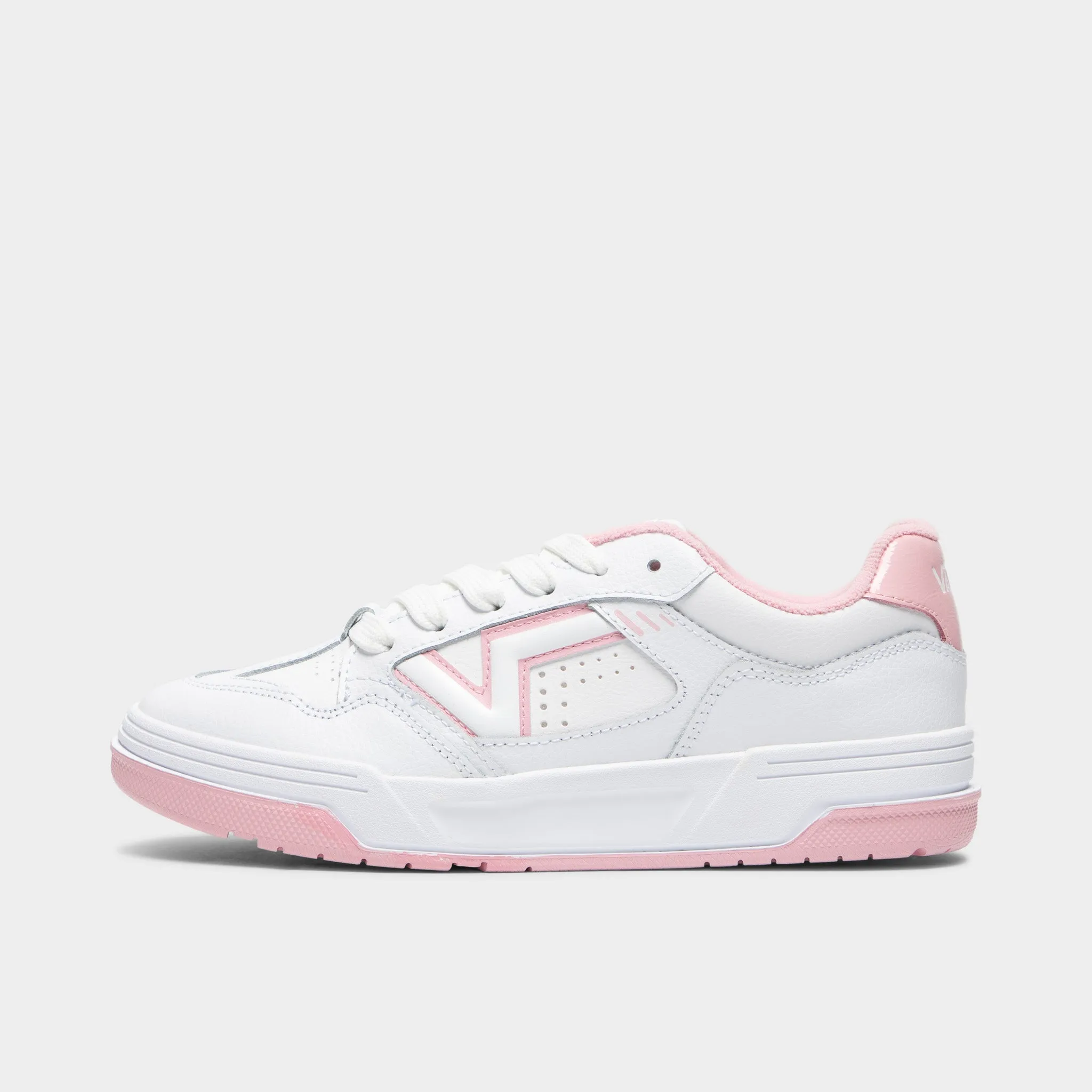Driving Comfort Vans Upland Leather White / Pink