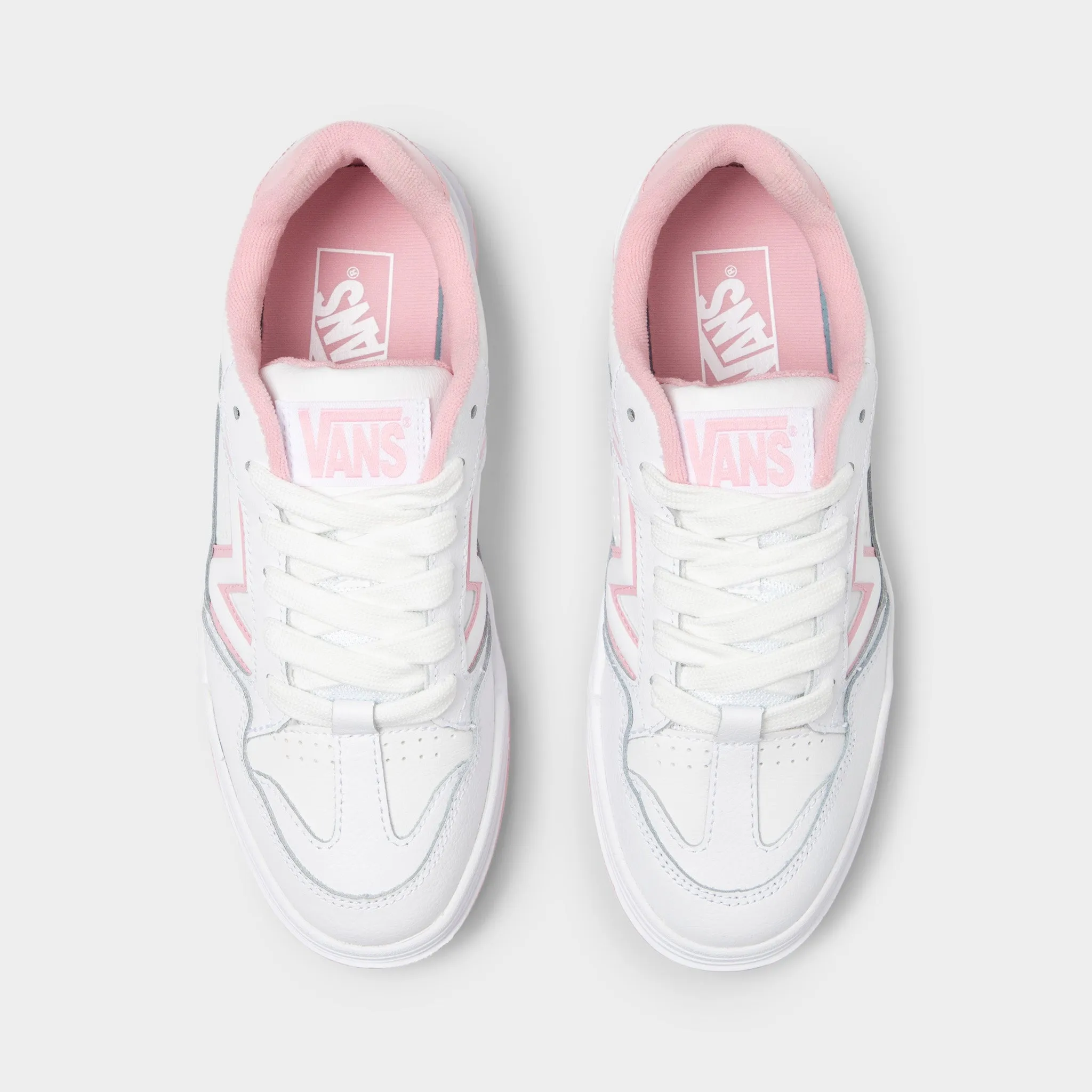 Vans Upland Leather White / Pink Lifestyle Upgrade