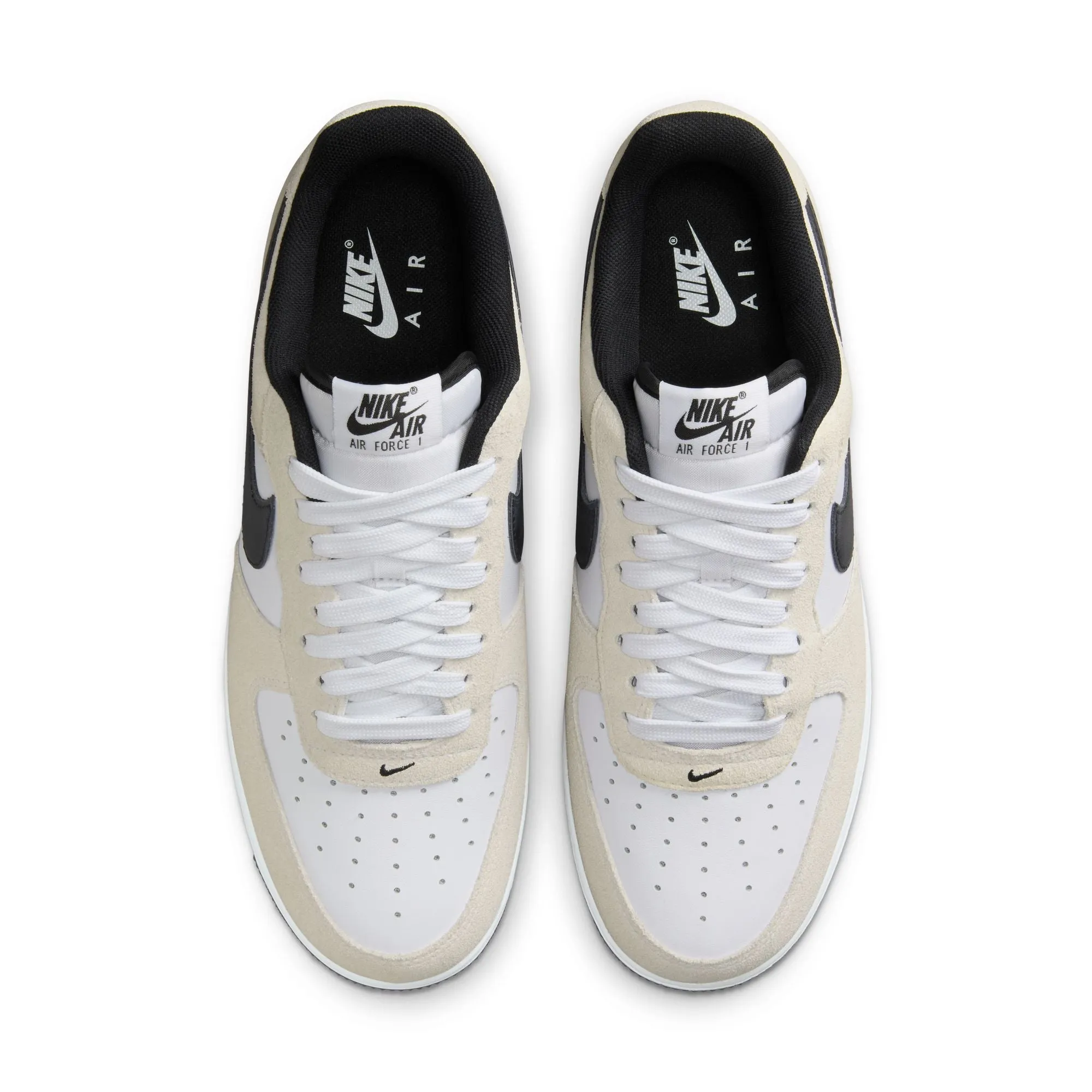 Couple Pair Air Force 1 '07 LV8 'White Black'