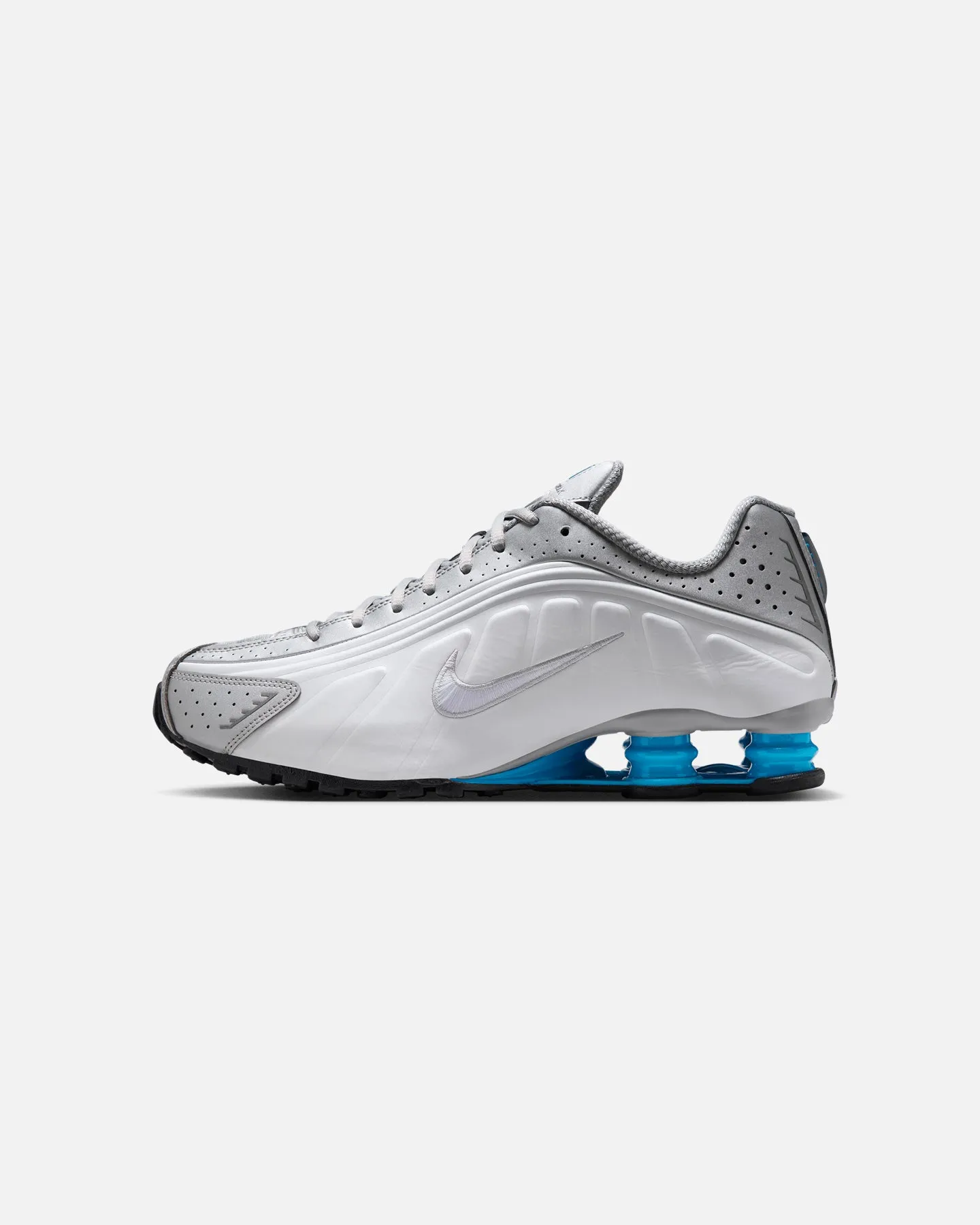 Zen Step Nike Shox R4 Metallic Silver/Blue