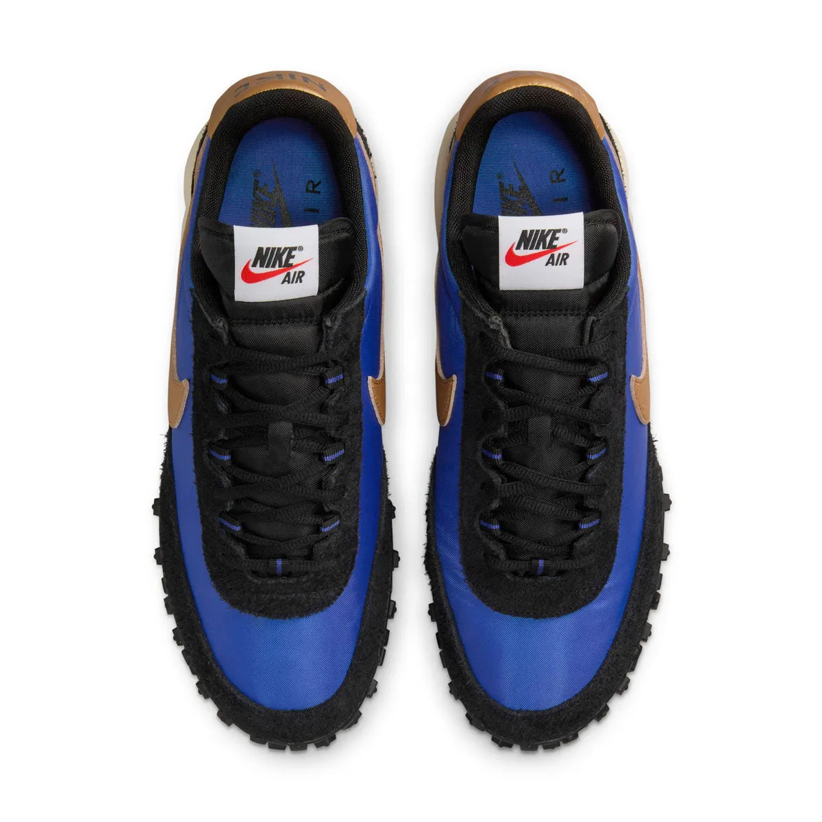 Air Max Waffle SP 'Black Hyper Blue' Wide fit toe - box