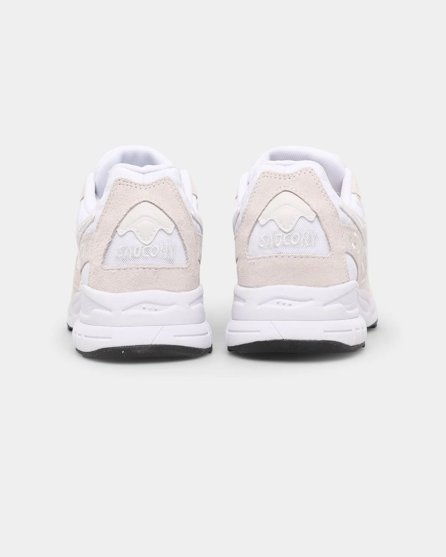 Saucony 3D Grid Hurricane White/White Zip Fast