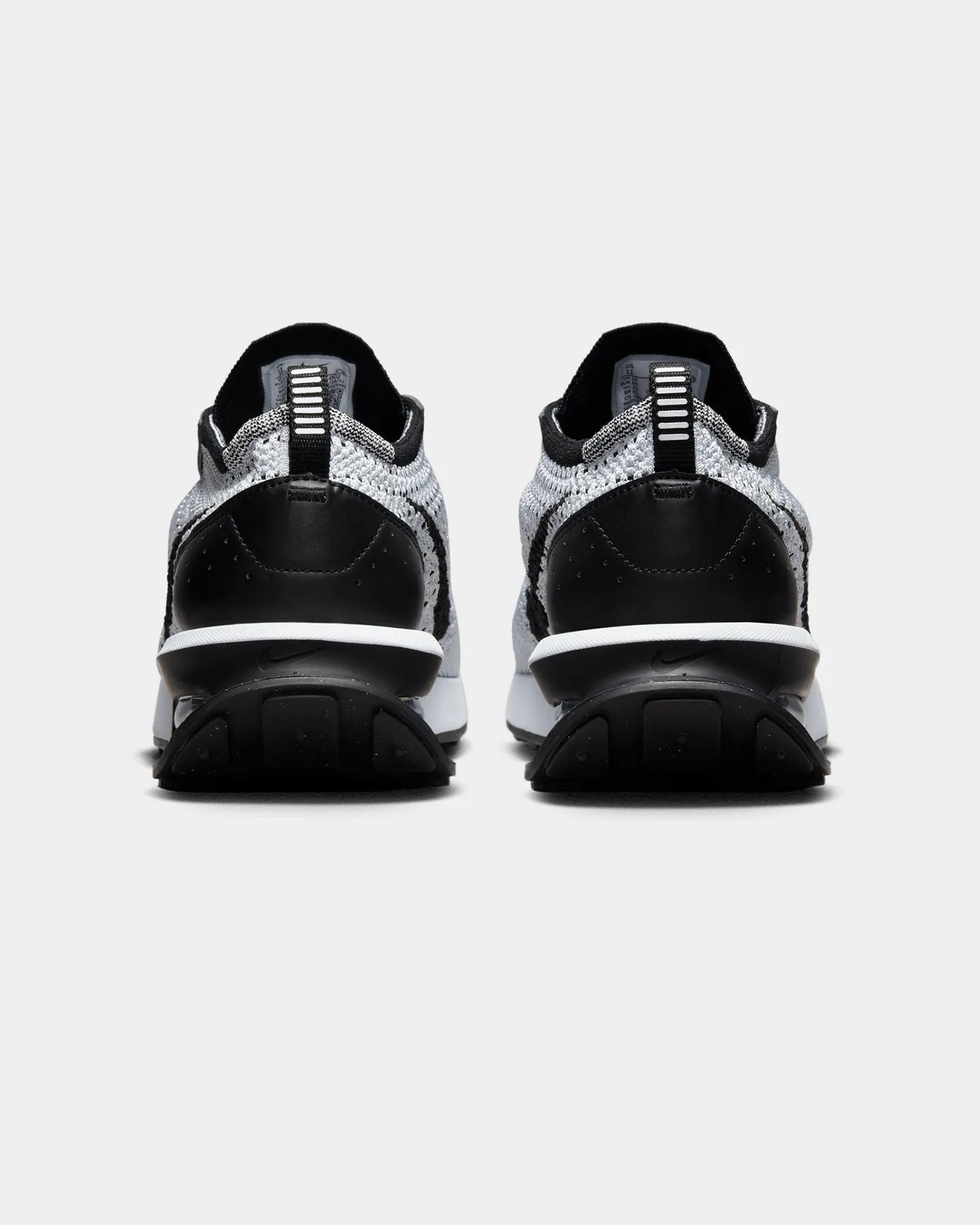Nike Air Max Flyknit Racer Pure Platinum/Black Knitted Warm Pair Quick