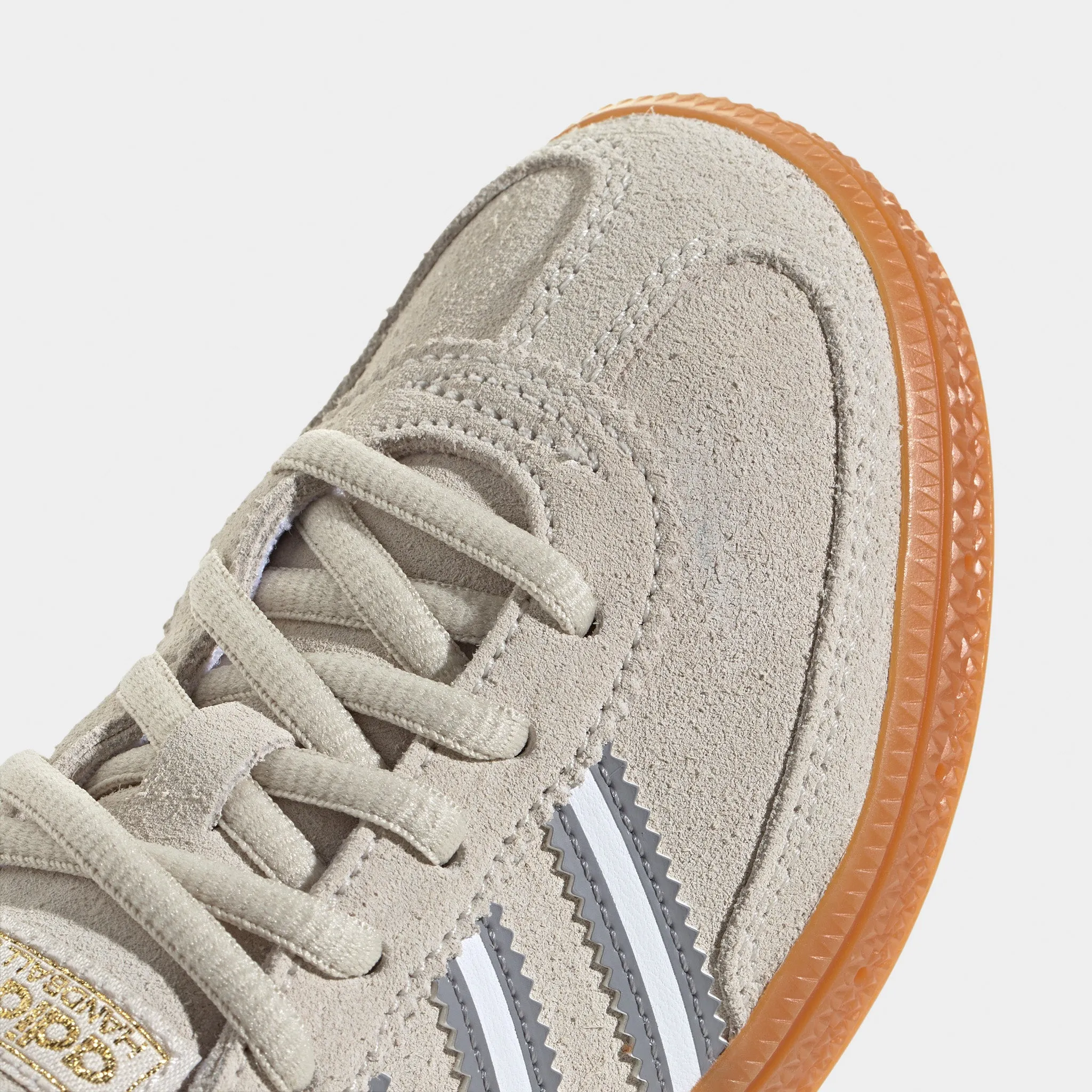 adidas Originals Children's Handball Spezial Alumina / Footwear White ` Zen Step Durable outsole