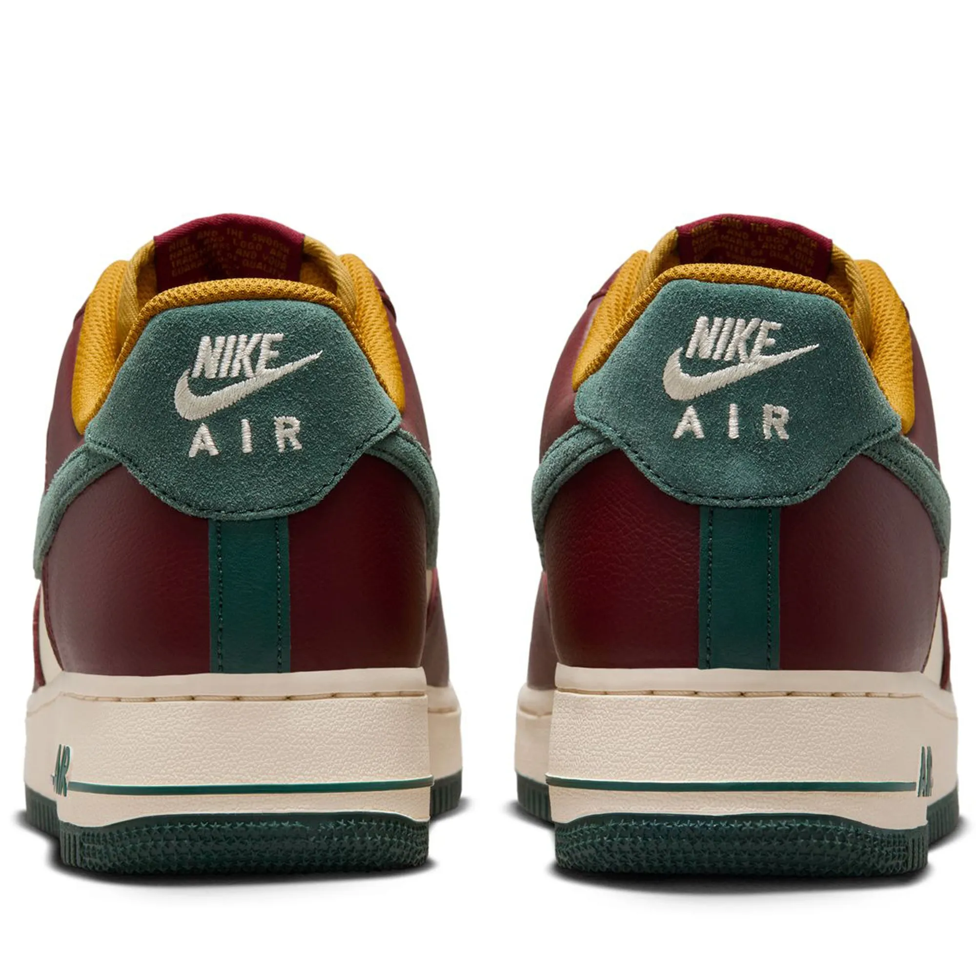Nike Air Force 1 '07 LV8 - Coconut Milk/Dark Team Red Pu Upper Airflow channels
