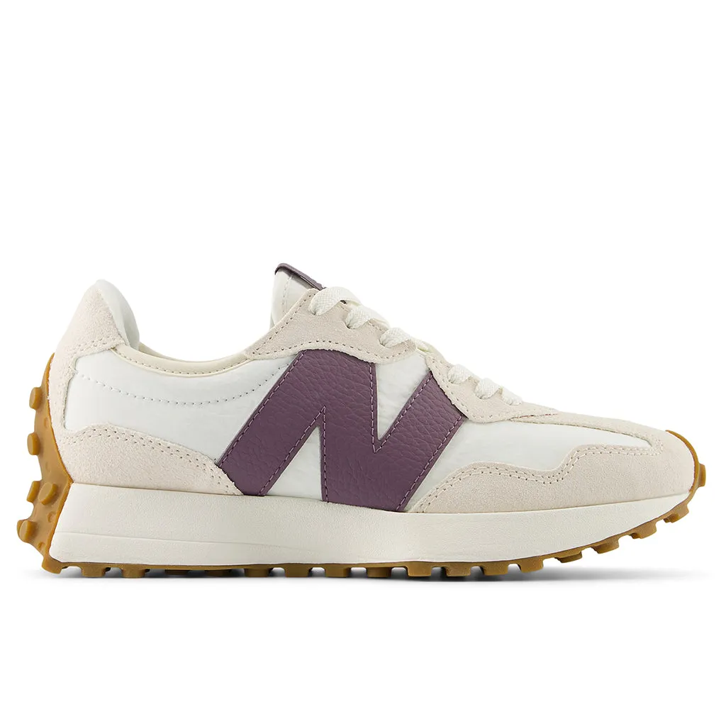 Ready Wear Womens New Balance 327 in Linen/Sea Salt/Dark Ice Wine