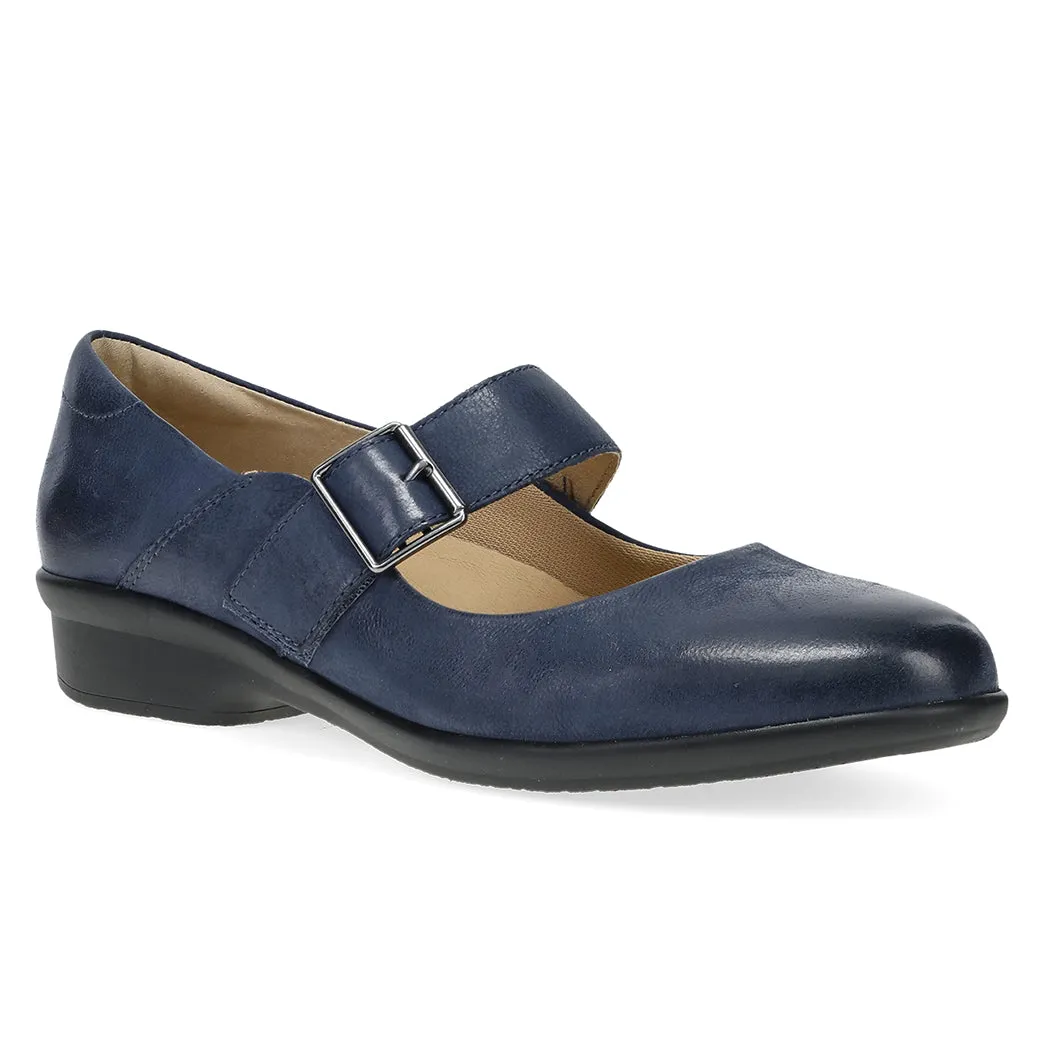 Womens Dansko Collette in Navy Smart Pair