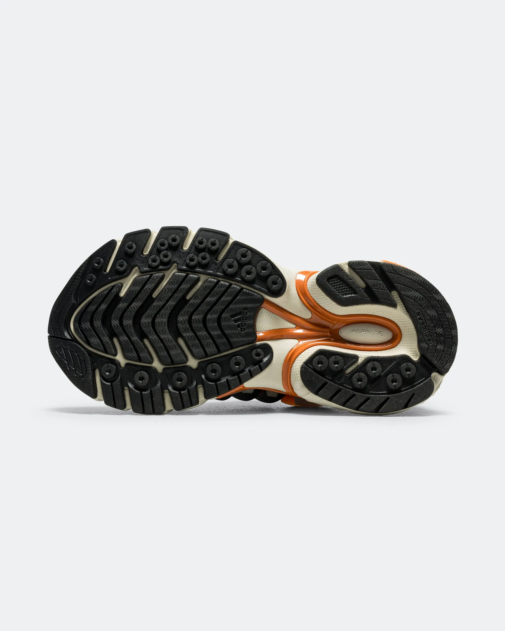 Virginia Adistar Jellyfish by Pharrell - Focus Olive/Core Black-Orange Vertical Flex Channel Sustainable Manufacturing