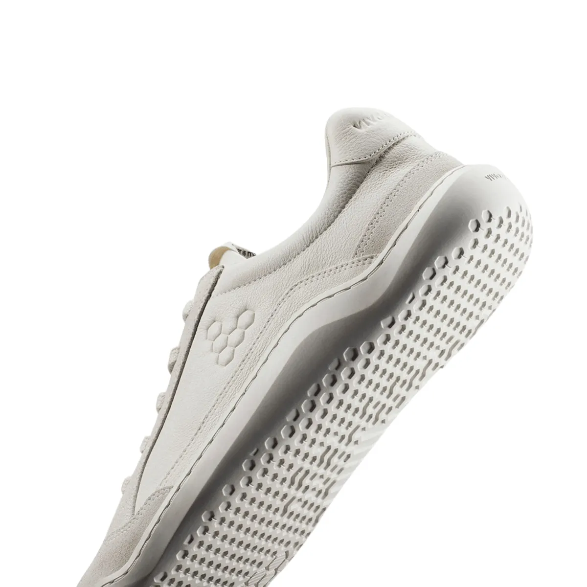 Vivo Barefoot Women's Gobi II Premium Leather Limestone ElasticMaterial