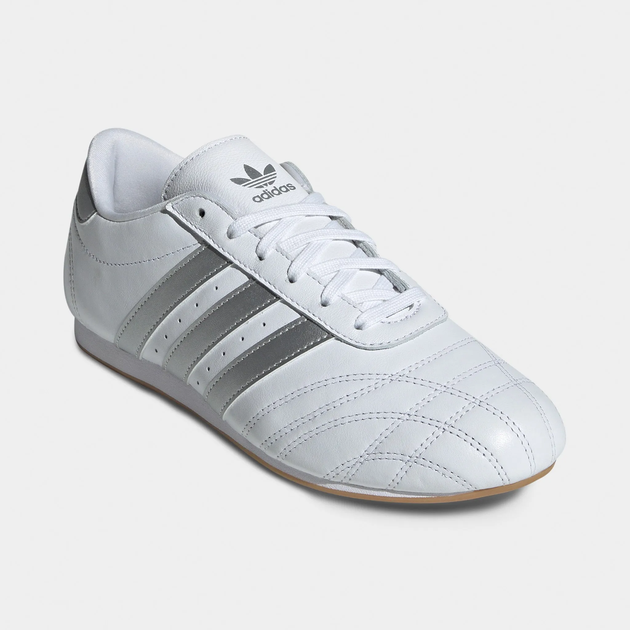adidas Women's Taekwondo Lace White / Silver - Gum Pure Black