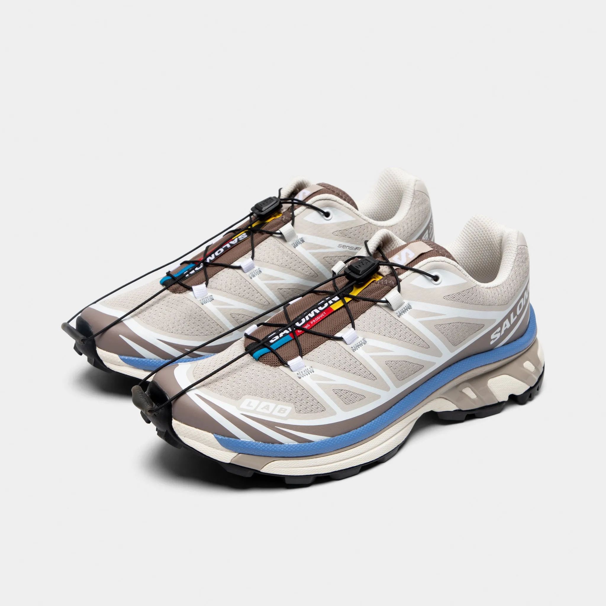 Salomon XT-6 Silver Cloud / Iron - Ultramarine Balanced Motion