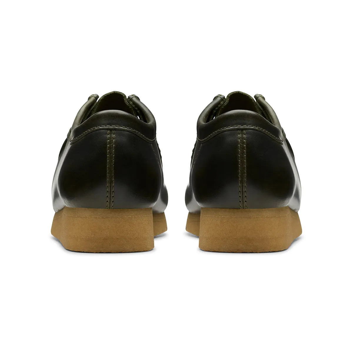 Wallabee 'Forest Green Leather' Everyday heel - cup
