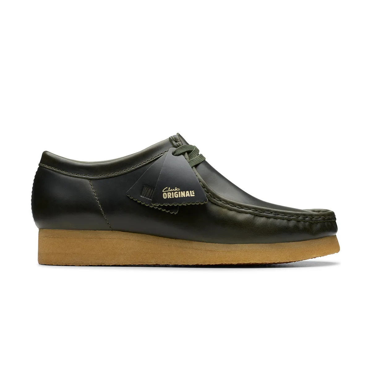 Wallabee 'Forest Green Leather' Synthetic Italian Glam