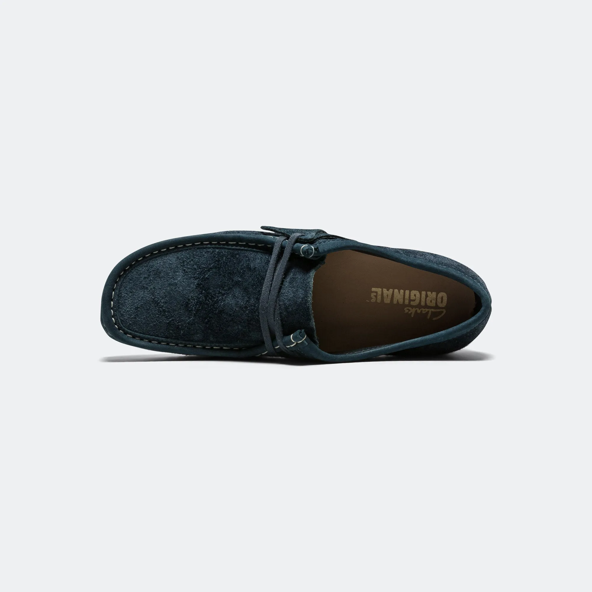 Cross Walk Wallabee - Navy/Teal Suede