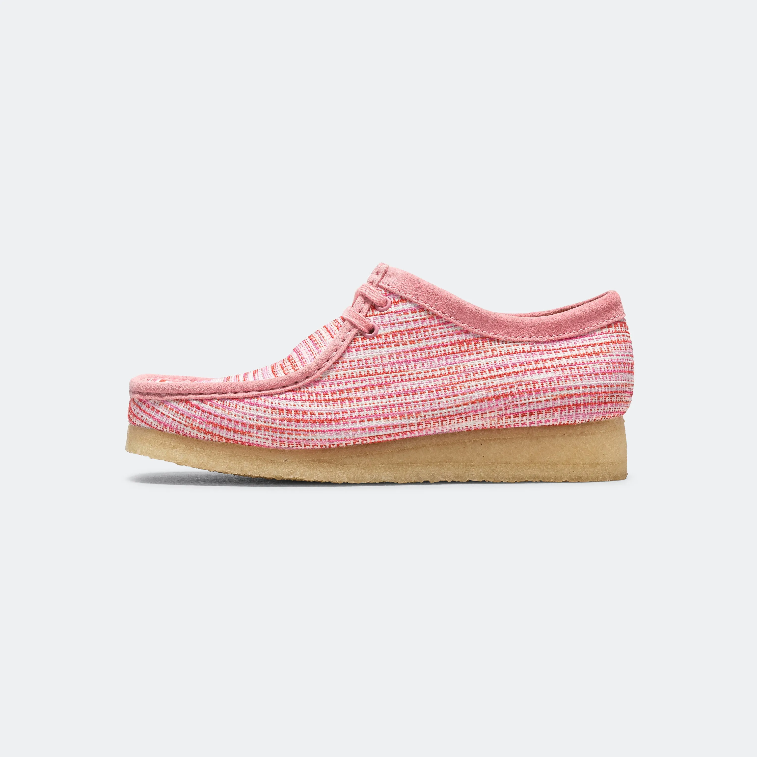 Shock Absorption Soles Easy Movement Wallabee x BoTT - Pink Interest