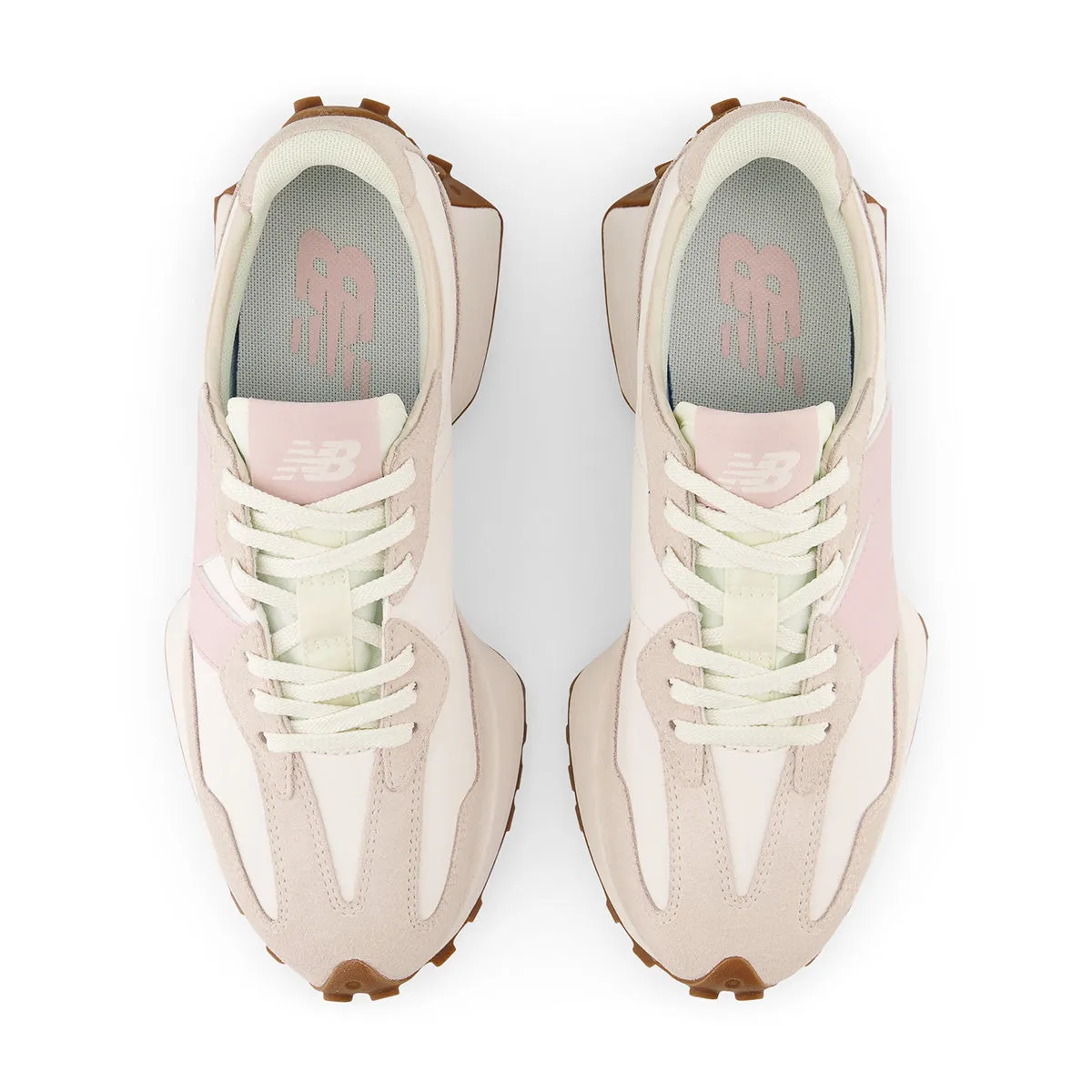 Reinforced heel Wmns 327 'Moonbeam Pink Stone'