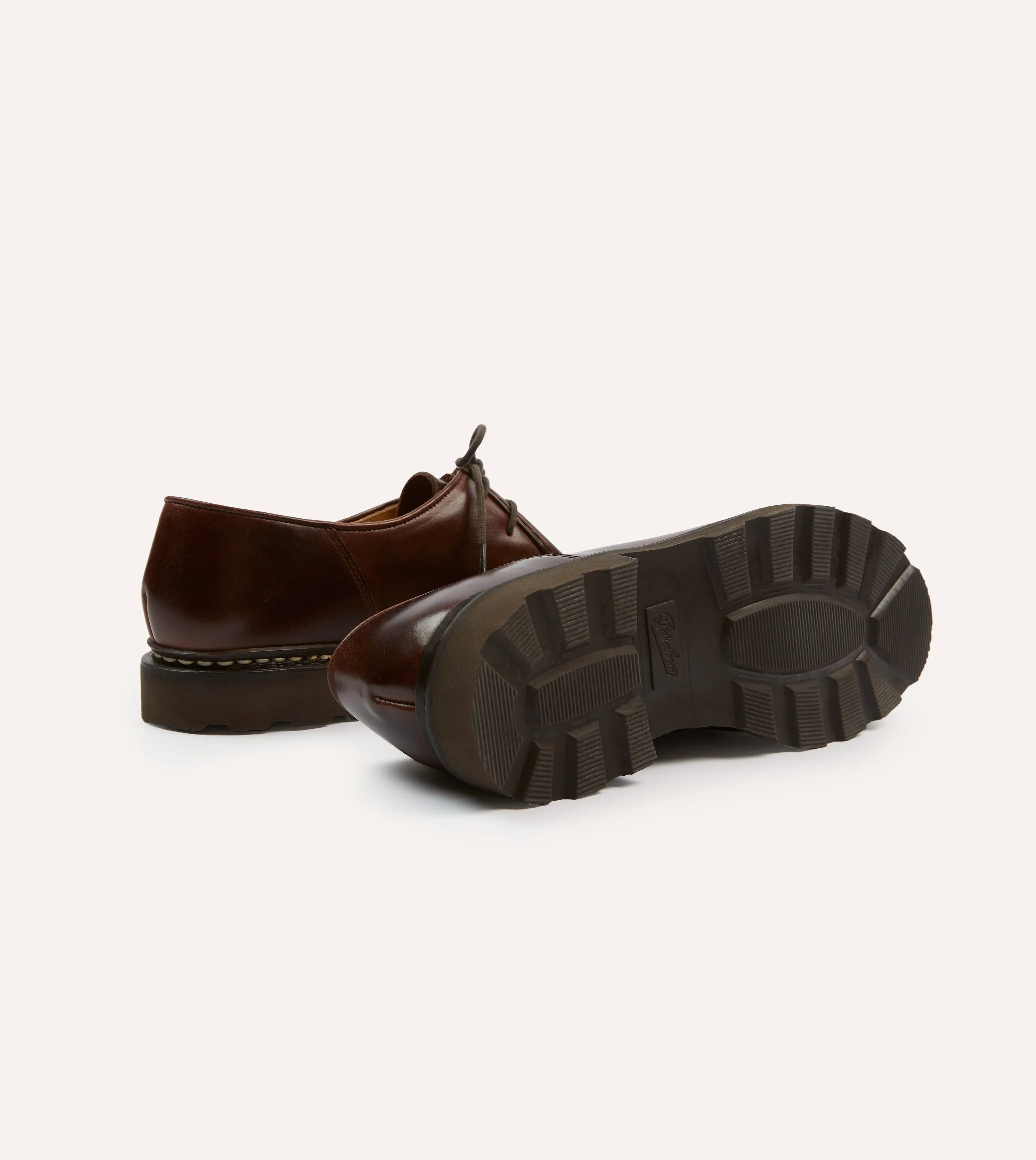 Paraboot Michael Brown Leather Derby Shoe State Dinner