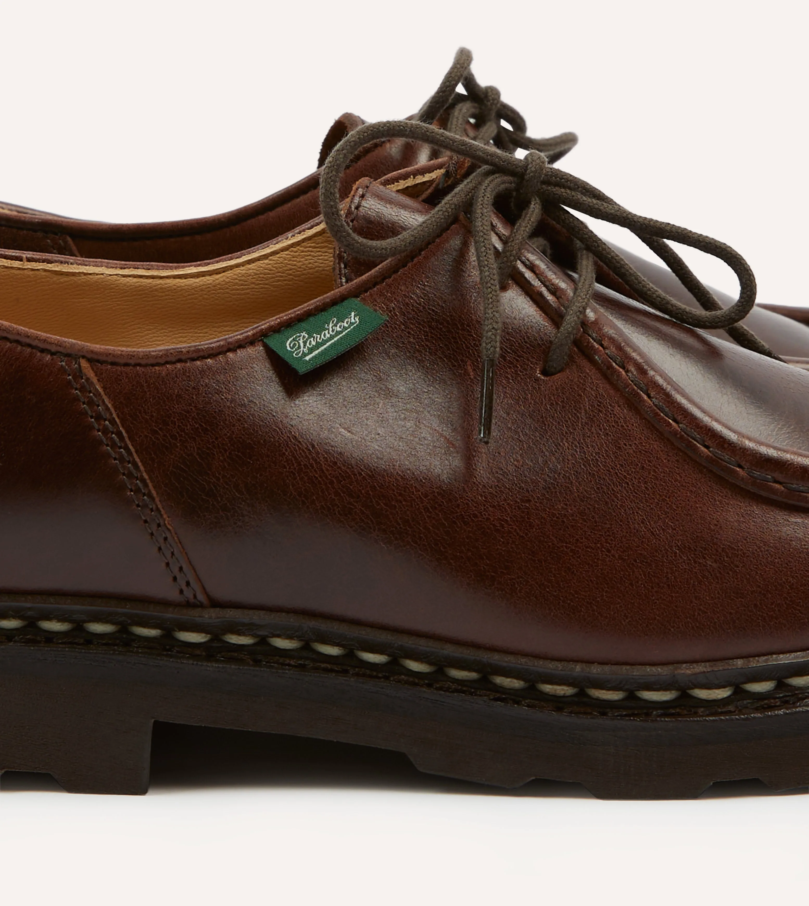 Hero Mode Crisp Edge Paraboot Michael Brown Leather Derby Shoe