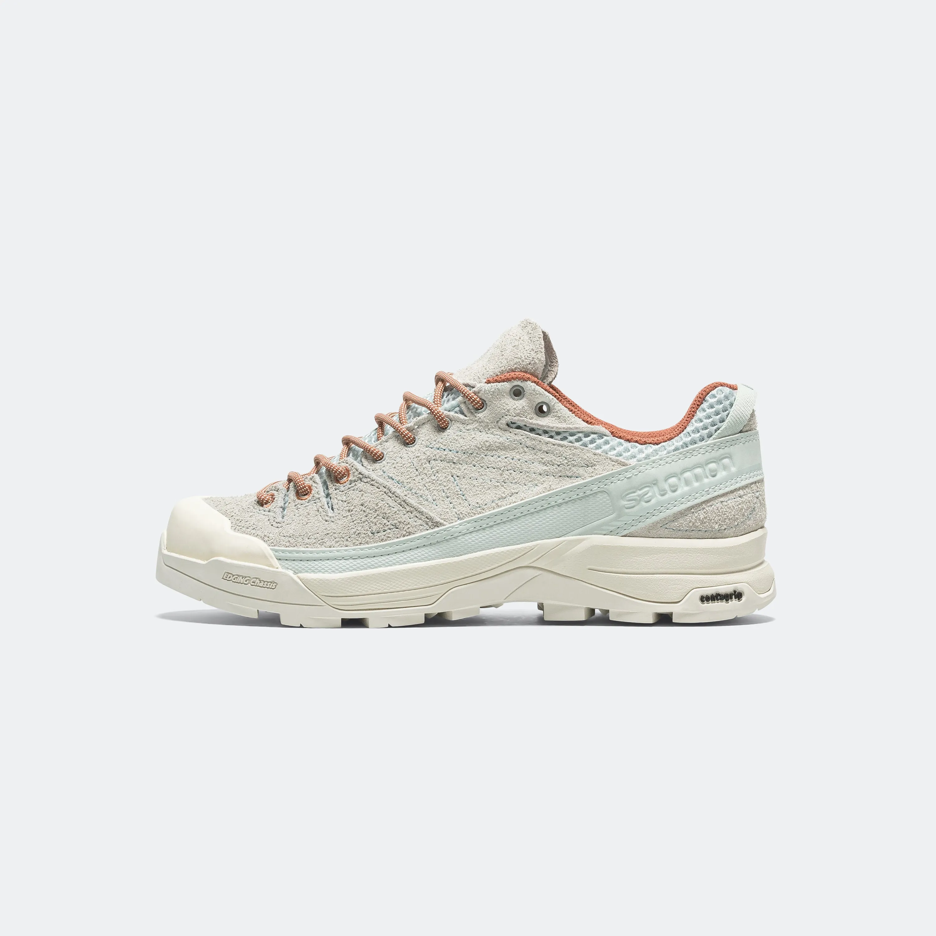 X-ALP Suede - Ice Blue/Quarry-Russet Unisex Fit Cushioned Comfort